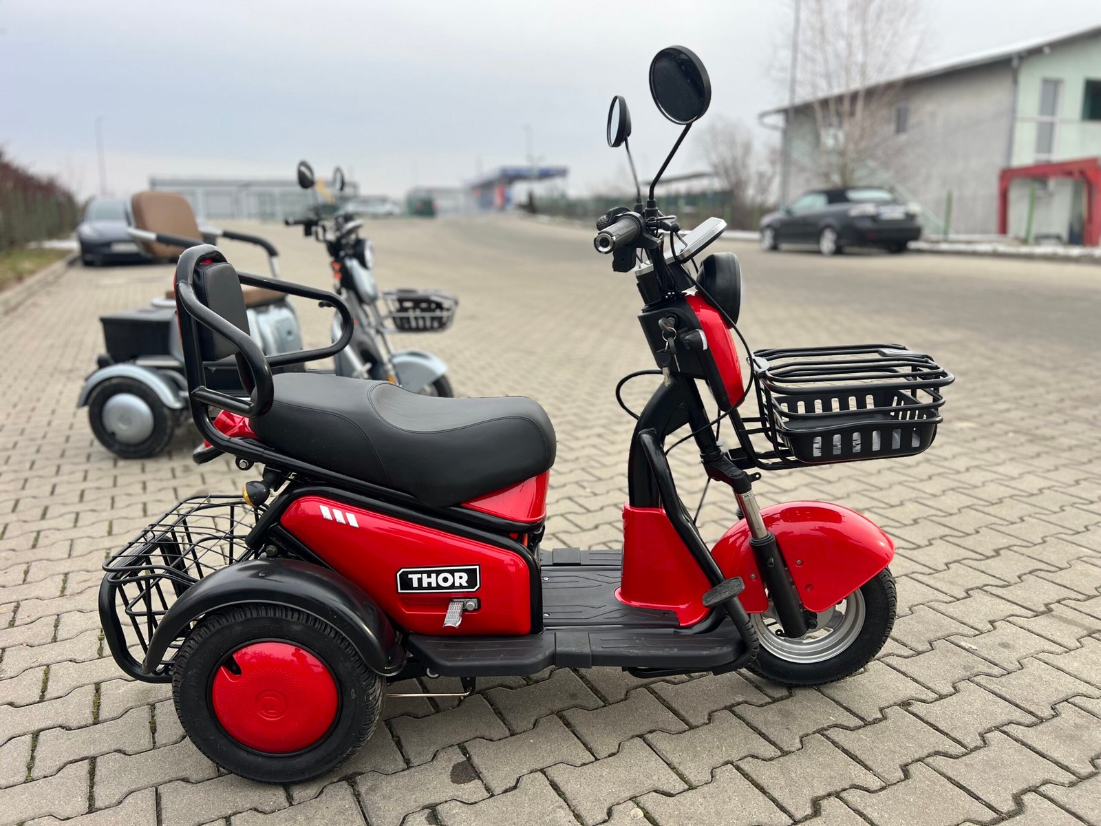 Triciclu electric 600W Thor TRIXY fara permis 48V20Ah 25km/h TRANSPORT GRATUIT - imagine 3
