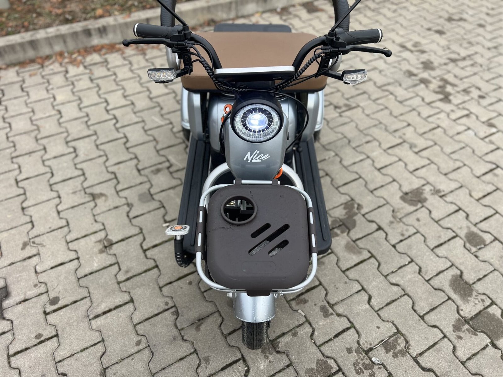 Triciclu electric 650W Thor SUPER XL gri fara permis 48V20Ah 25km/h TRANSPORT GRATUIT - imagine 3