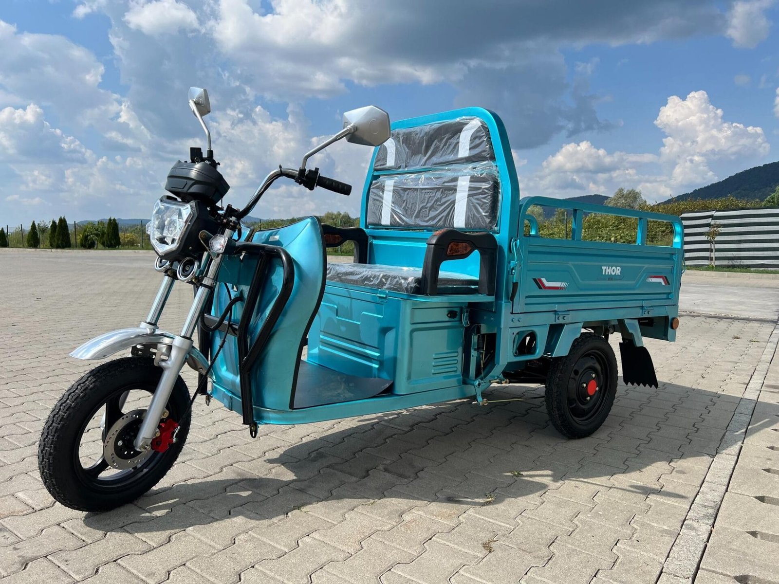 Triciclu electric 500W Thor MINI fara permis 48V30Ah 25km/h TRANSPORT GRATUIT - imagine 3