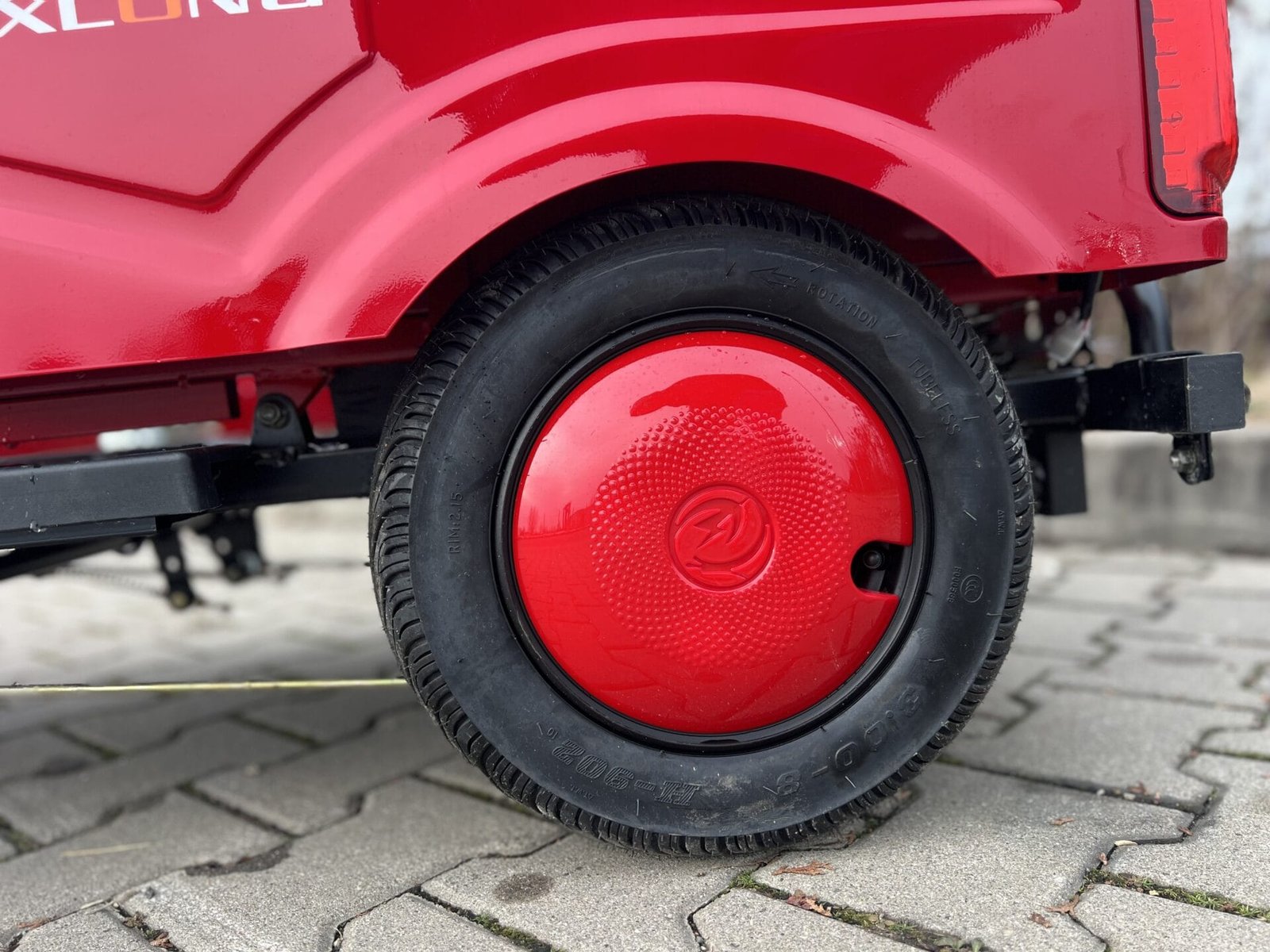 Triciclu electric 600W Thor SX LONG rosu fara permis 48V20Ah 25km/h TRANSPORT GRATUIT - imagine 4