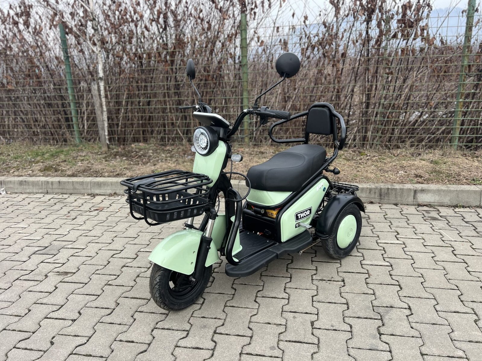 Triciclu electric 600W Thor TRIXY fara permis 48V20Ah 25km/h TRANSPORT GRATUIT - imagine 4