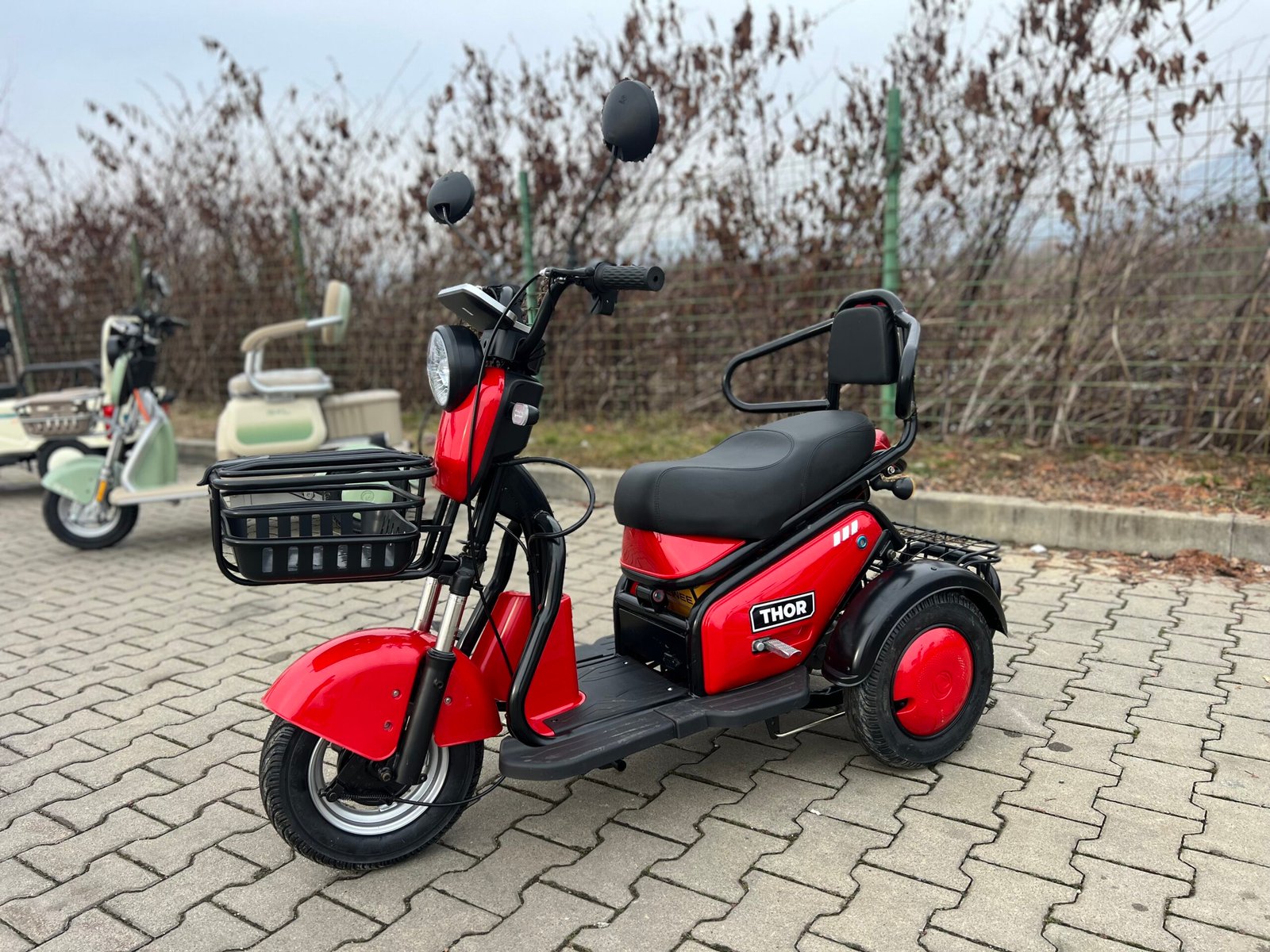 Triciclu electric 600W Thor TRIXY fara permis 48V20Ah 25km/h TRANSPORT GRATUIT - imagine 4