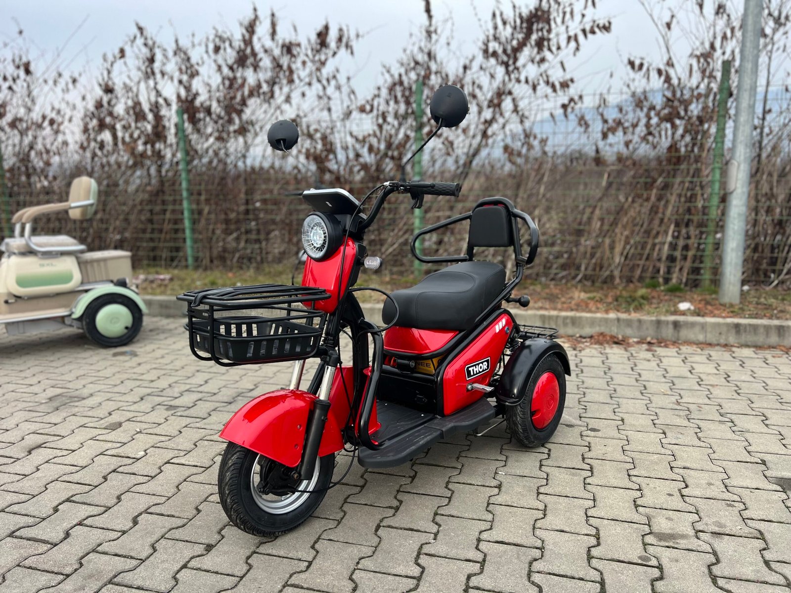 Triciclu electric 600W Thor TRIXY fara permis 48V20Ah 25km/h TRANSPORT GRATUIT - imagine 5