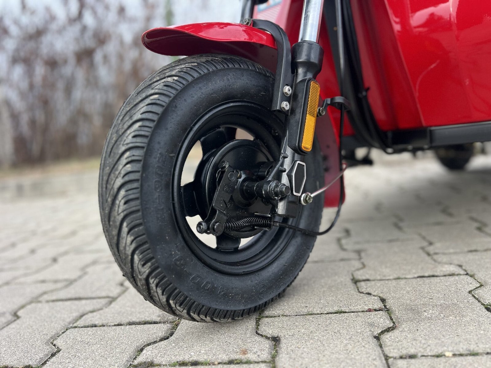 Triciclu electric 600W Thor SX LONG rosu fara permis 48V20Ah 25km/h TRANSPORT GRATUIT - imagine 5