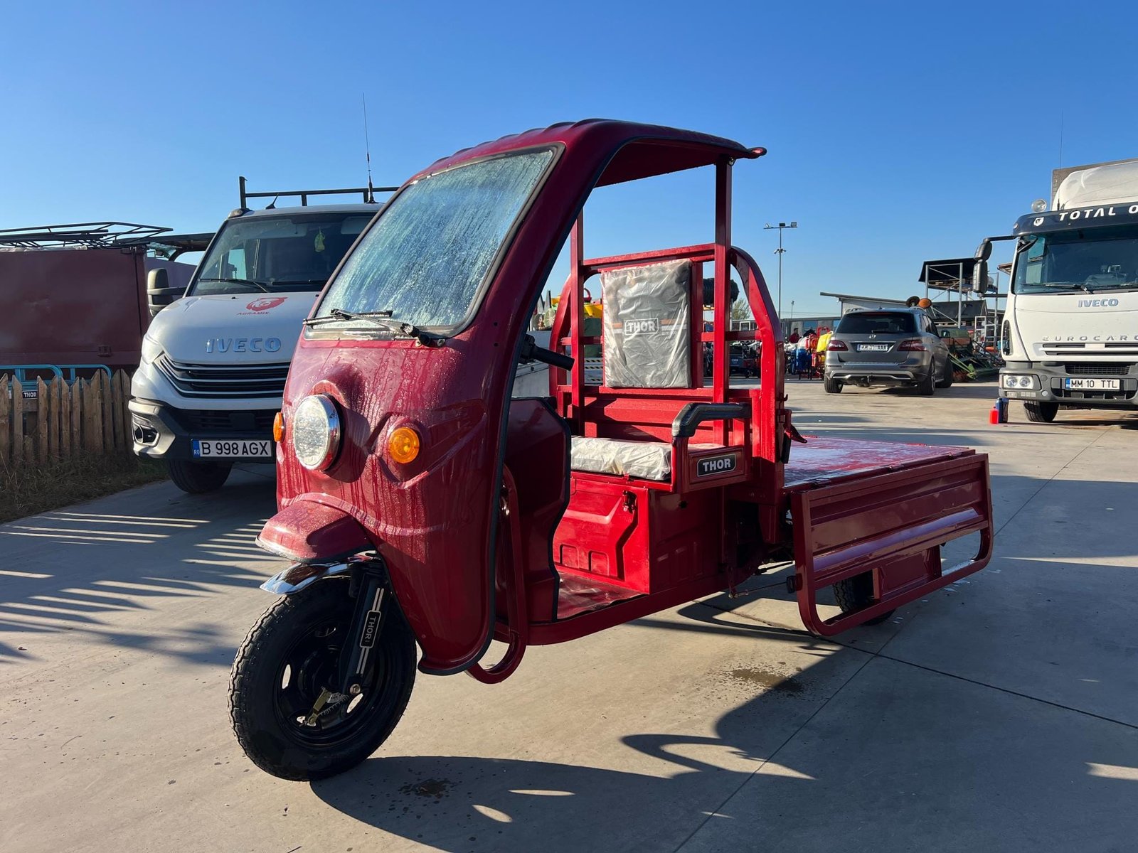 Triciclu electric 1000W Thor BUGGY fara permis 48V32Ah 25km/h TRANSPORT GRATUIT - imagine 3