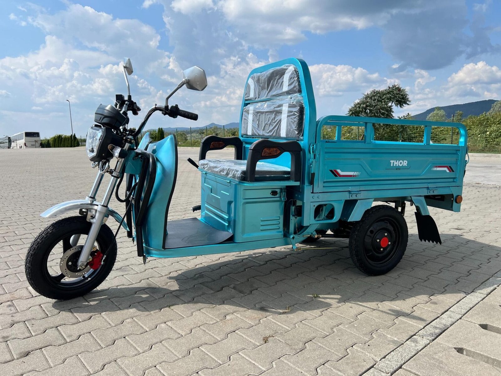 Triciclu electric 500W Thor MINI fara permis 48V30Ah 25km/h TRANSPORT GRATUIT - imagine 4