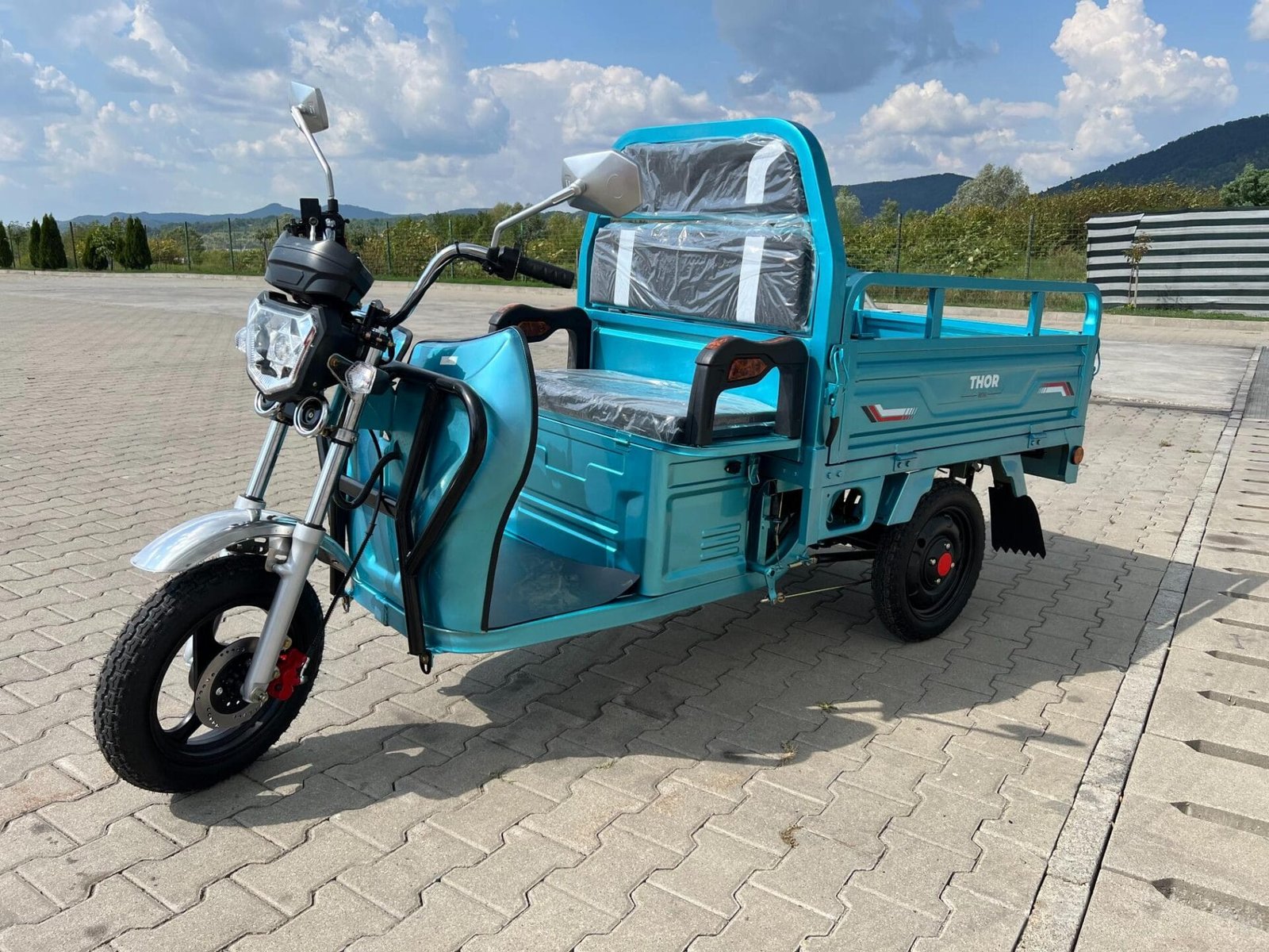 Triciclu electric 500W Thor MINI fara permis 48V30Ah 25km/h TRANSPORT GRATUIT - imagine 5