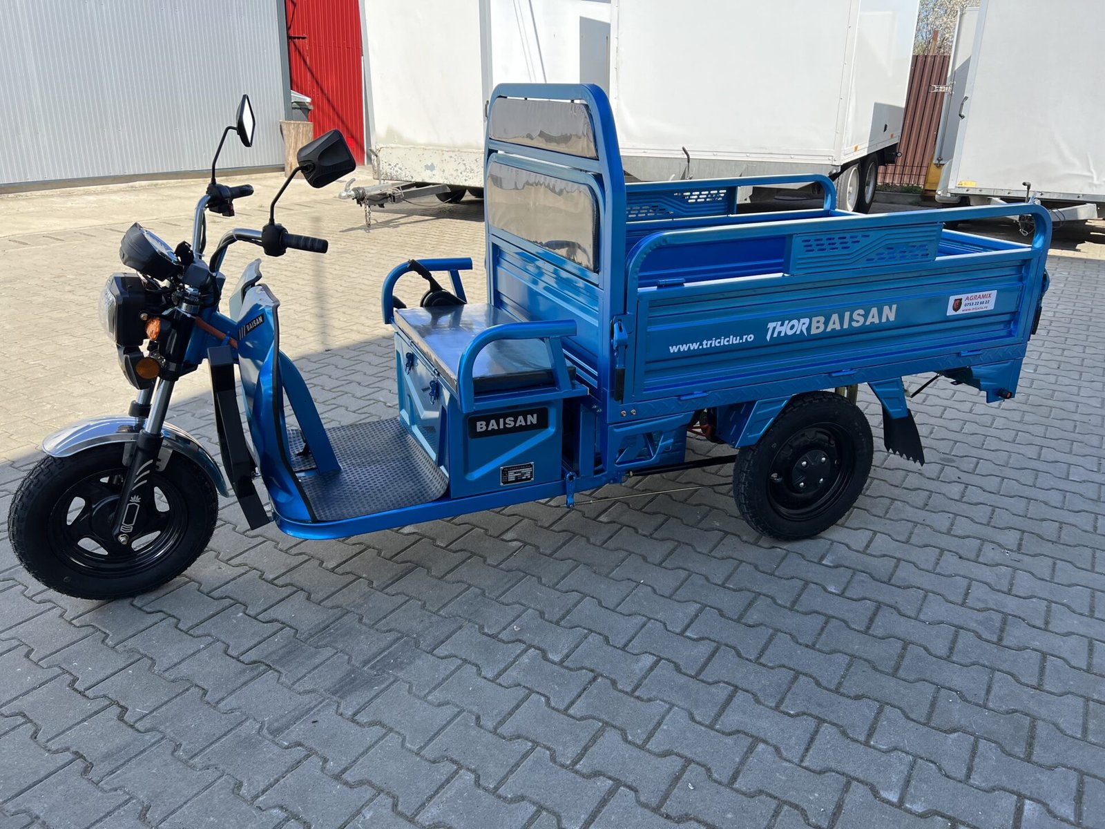 Triciclu electric 1800W Thor BAISAN fara permis 60V32Ah 25km/h TRANSPORT GRATUIT - imagine 7