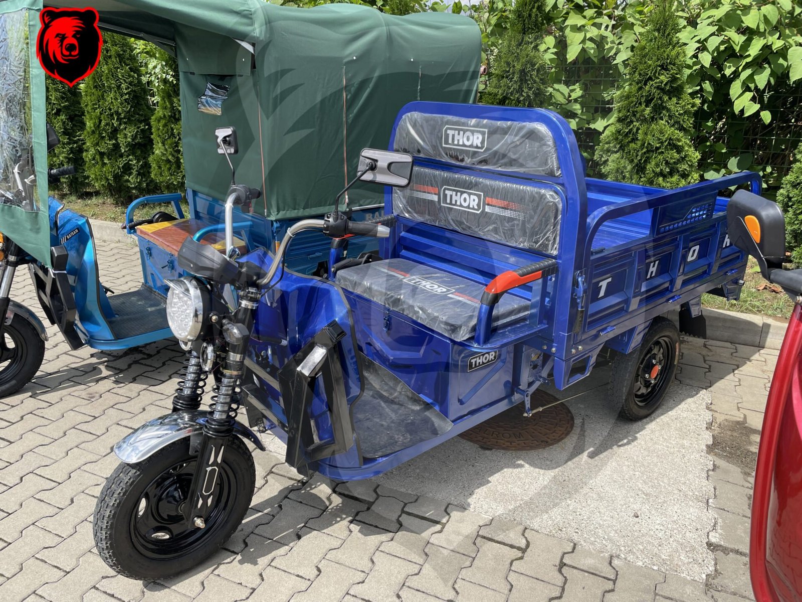 Triciclu electric 1000W Thor HOBBY fara permis 60V32Ah 25km/h TRANSPORT GRATUIT - imagine 16