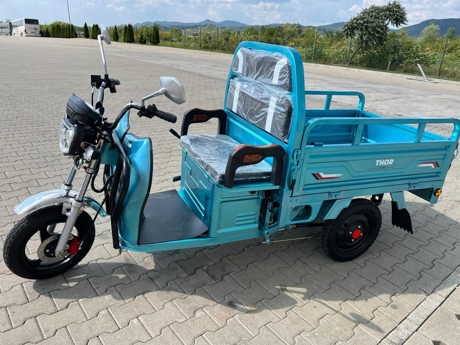 Triciclu electric 500W Thor MINI fara permis 48V30Ah 25km/h TRANSPORT GRATUIT - imagine 6