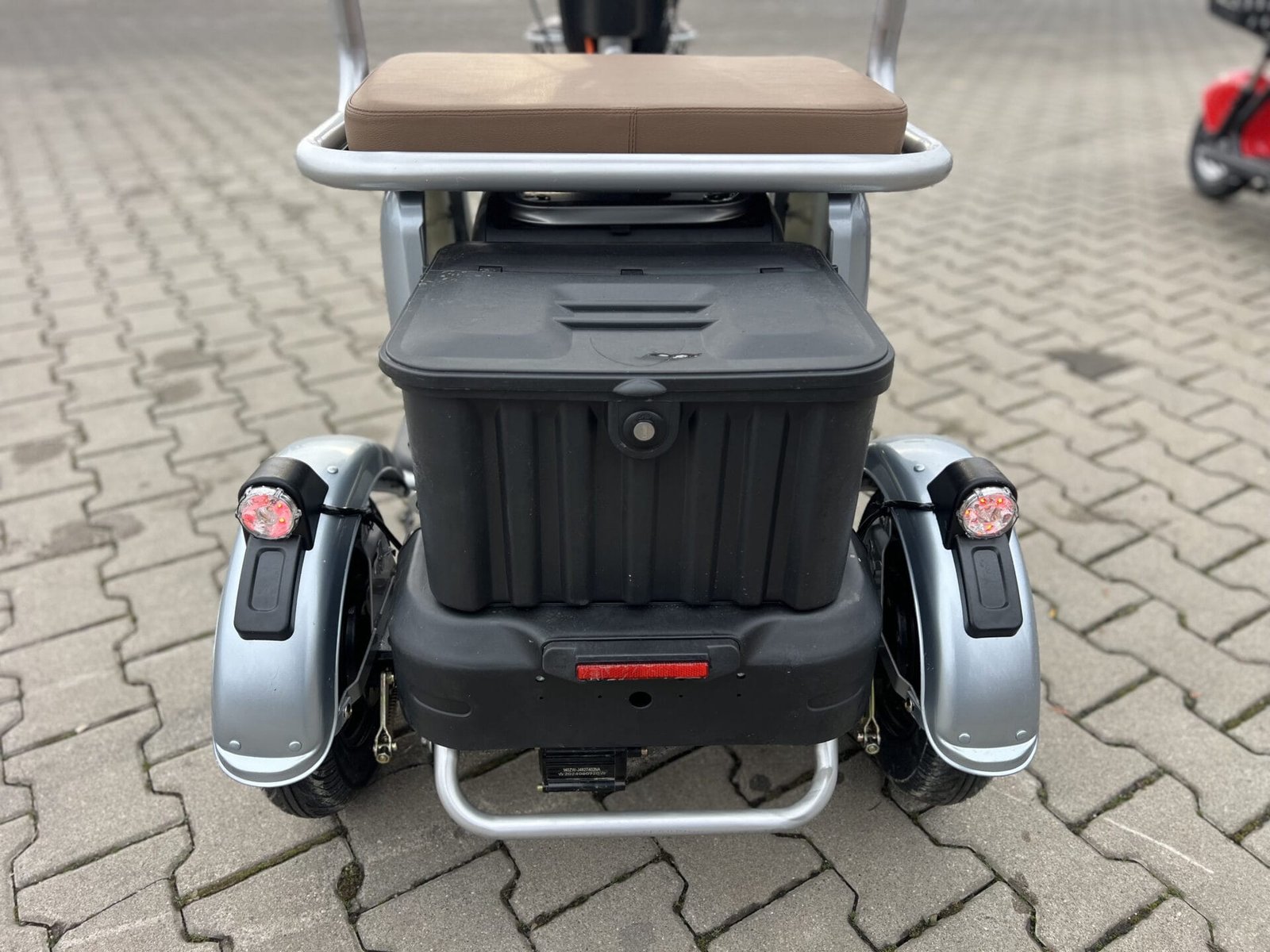 Triciclu electric 650W Thor SUPER XL gri fara permis 48V20Ah 25km/h TRANSPORT GRATUIT - imagine 8