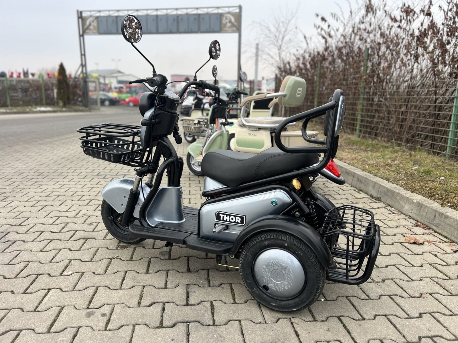 Triciclu electric 600W Thor TRIXY fara permis 48V20Ah 25km/h TRANSPORT GRATUIT - imagine 9