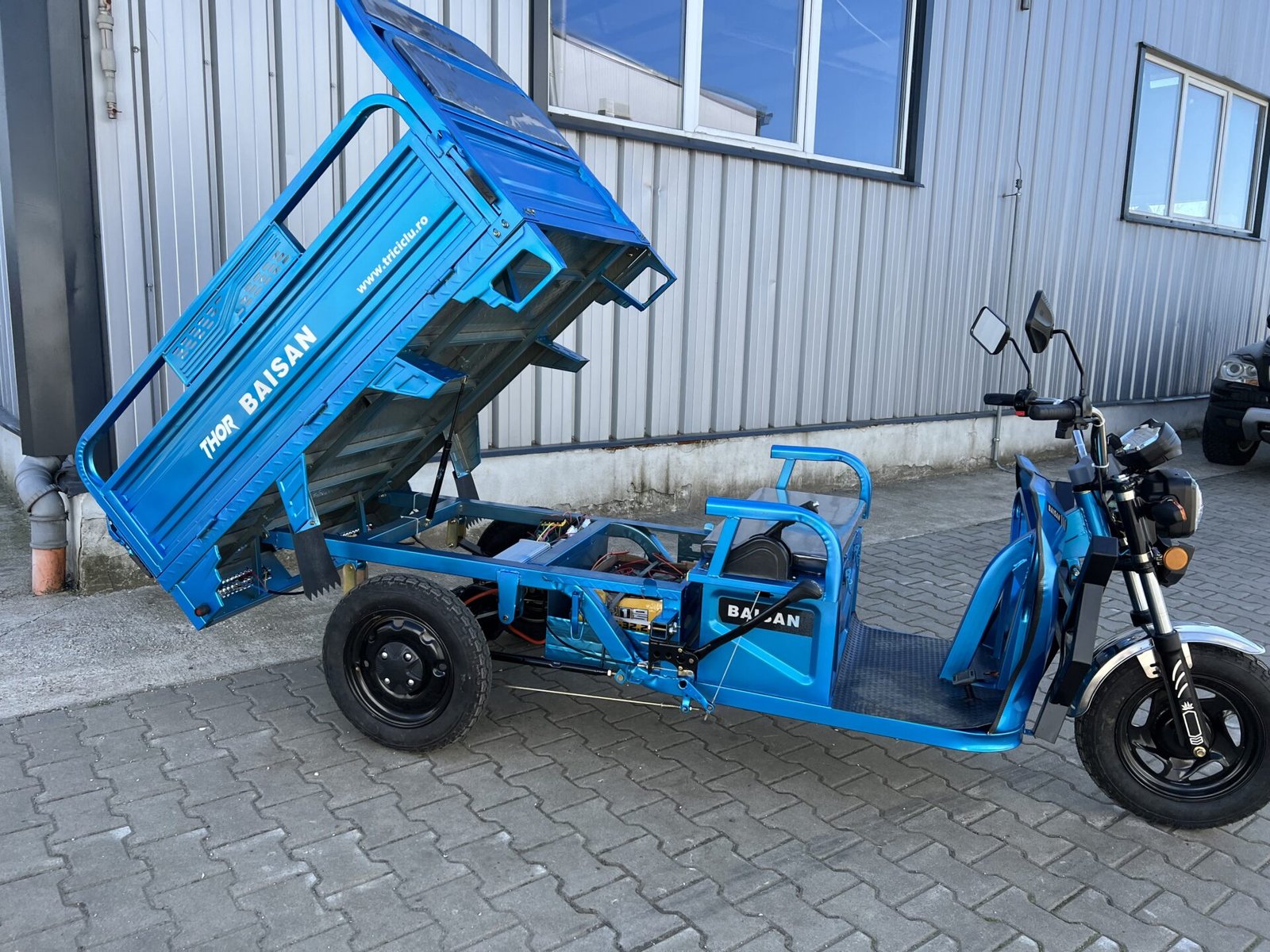 Triciclu electric 1800W Thor BAISAN fara permis 60V32Ah 25km/h TRANSPORT GRATUIT - imagine 10
