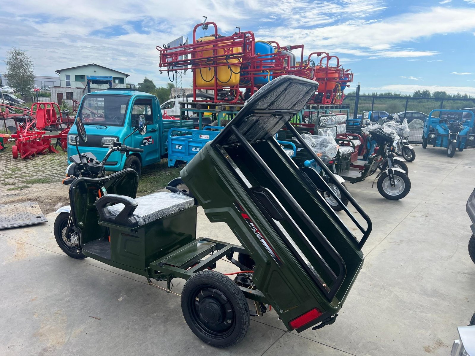 Triciclu electric 1600W Breckner MODEL-E fara permis 60V20Ah 25km/h TRANSPORT GRATUIT - imagine 6