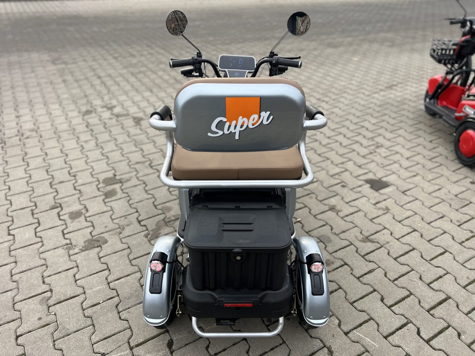 Triciclu electric 650W Thor SUPER XL gri fara permis 48V20Ah 25km/h TRANSPORT GRATUIT - imagine 10