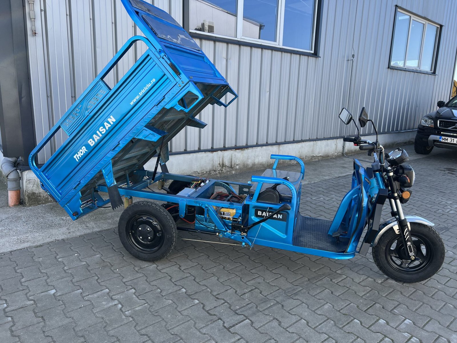 Triciclu electric 1800W Thor BAISAN fara permis 60V32Ah 25km/h TRANSPORT GRATUIT - imagine 11