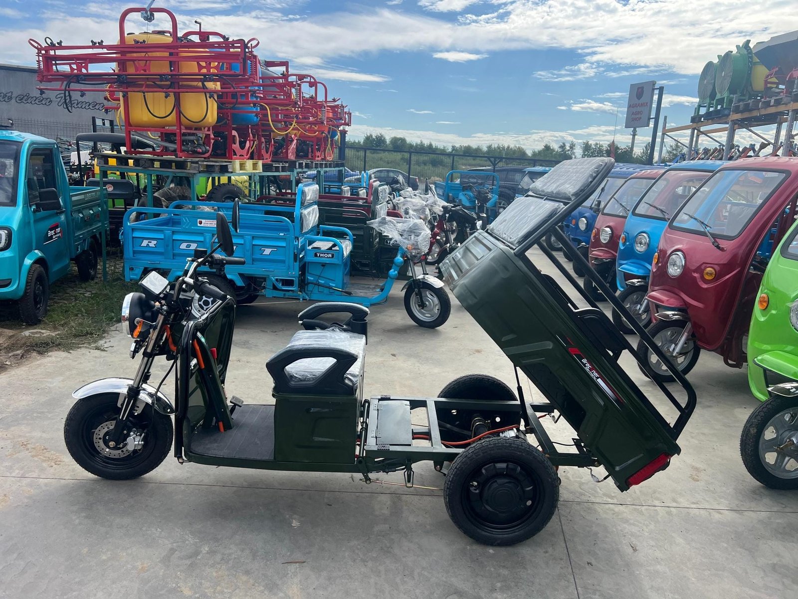Triciclu electric 1600W Breckner MODEL-E fara permis 60V20Ah 25km/h TRANSPORT GRATUIT - imagine 7
