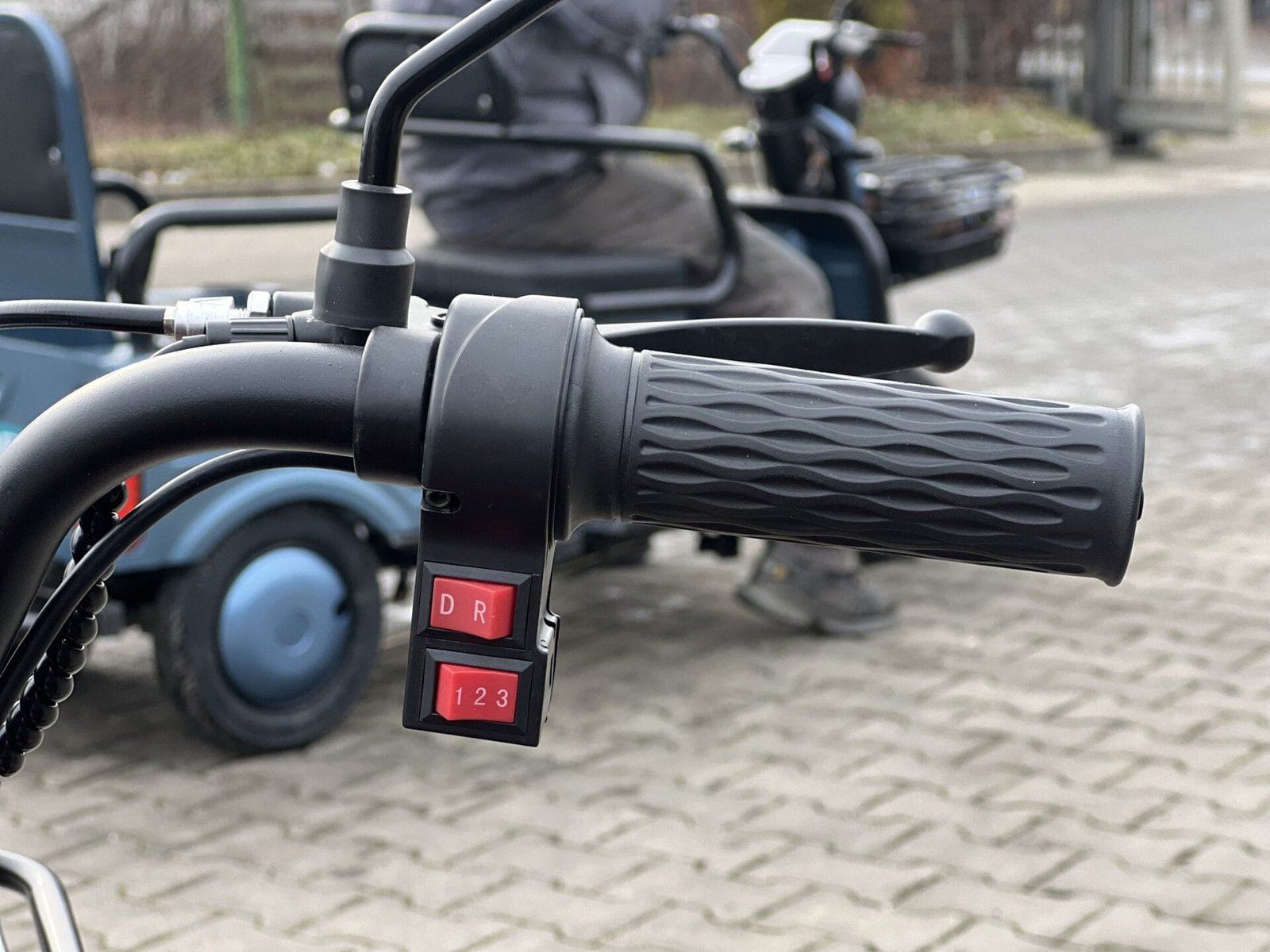 Triciclu electric 600W Thor SX LONG rosu fara permis 48V20Ah 25km/h TRANSPORT GRATUIT - imagine 11