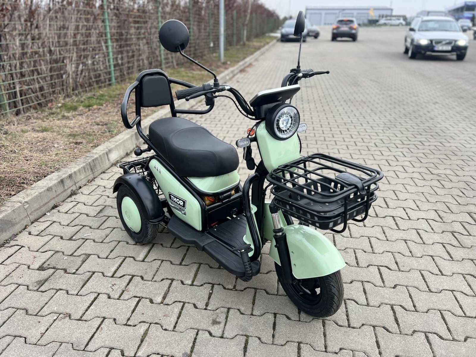 Triciclu electric 600W Thor TRIXY fara permis 48V20Ah 25km/h TRANSPORT GRATUIT - imagine 11