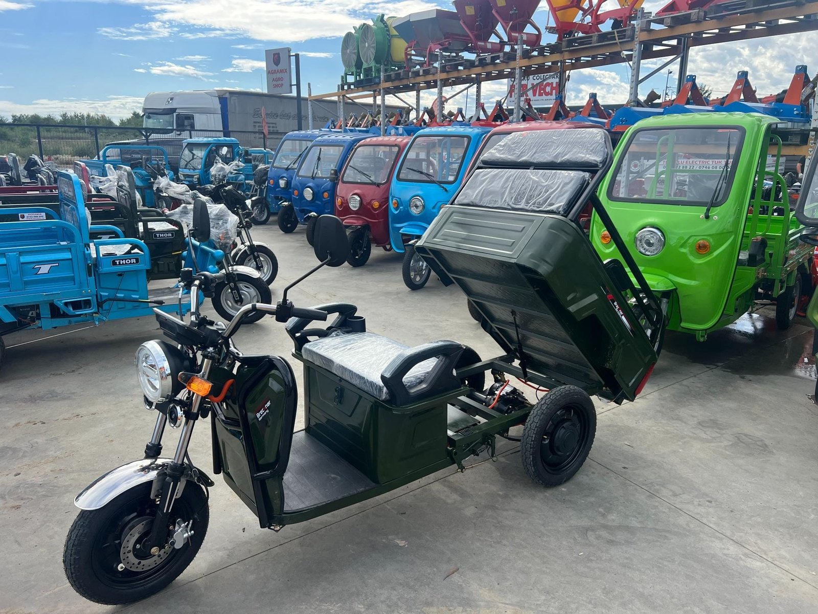 Triciclu electric 1600W Breckner MODEL-E fara permis 60V20Ah 25km/h TRANSPORT GRATUIT - imagine 8