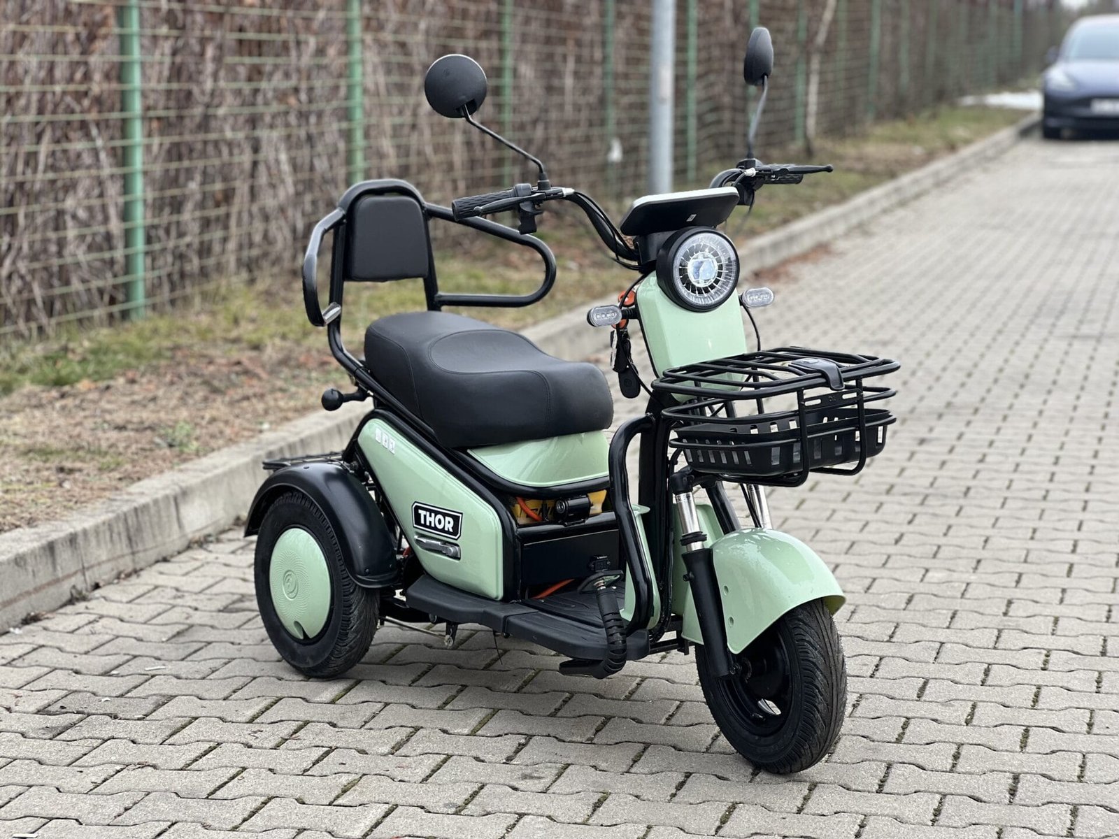 Triciclu electric 600W Thor TRIXY fara permis 48V20Ah 25km/h TRANSPORT GRATUIT - imagine 12