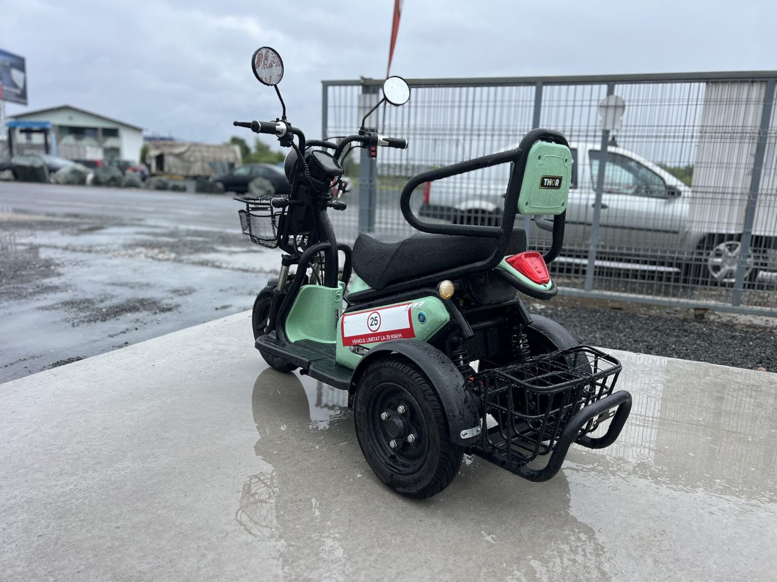 Triciclu electric 600W Thor TRIXY2 fara permis 48V20Ah 25km/h TRANSPORT GRATUIT - imagine 14