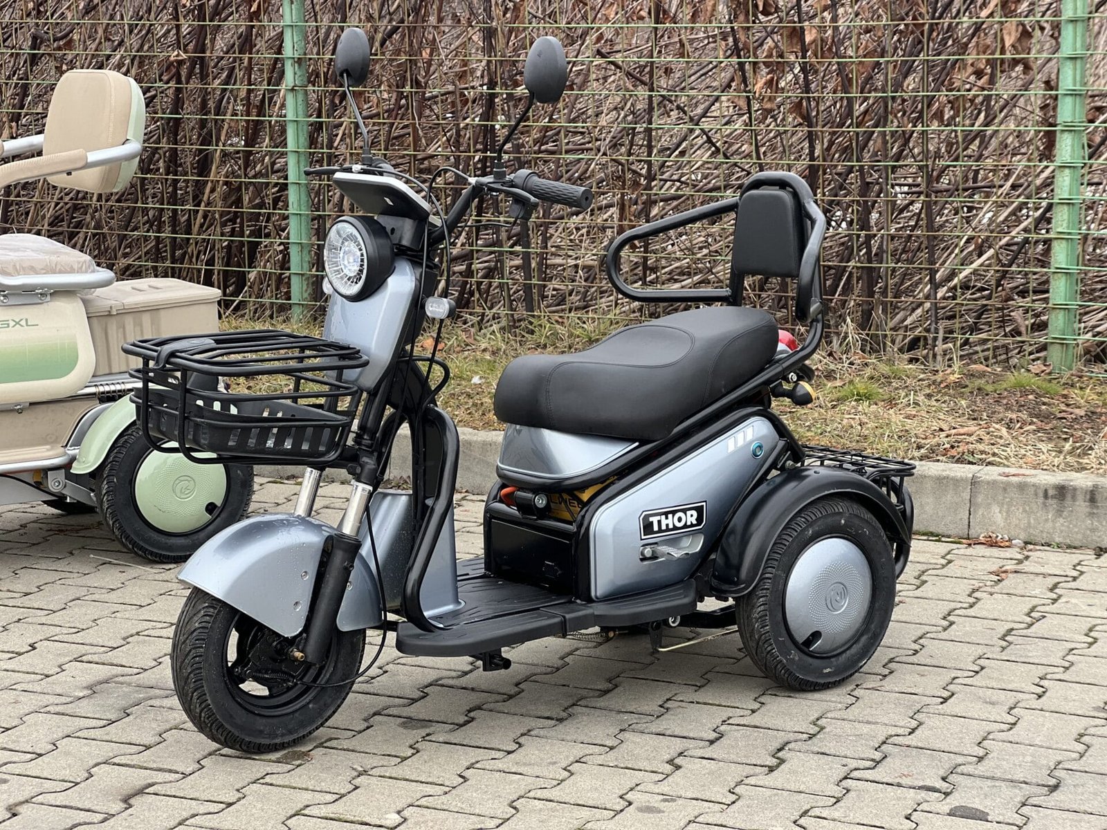 Triciclu electric 600W Thor TRIXY fara permis 48V20Ah 25km/h TRANSPORT GRATUIT - imagine 15