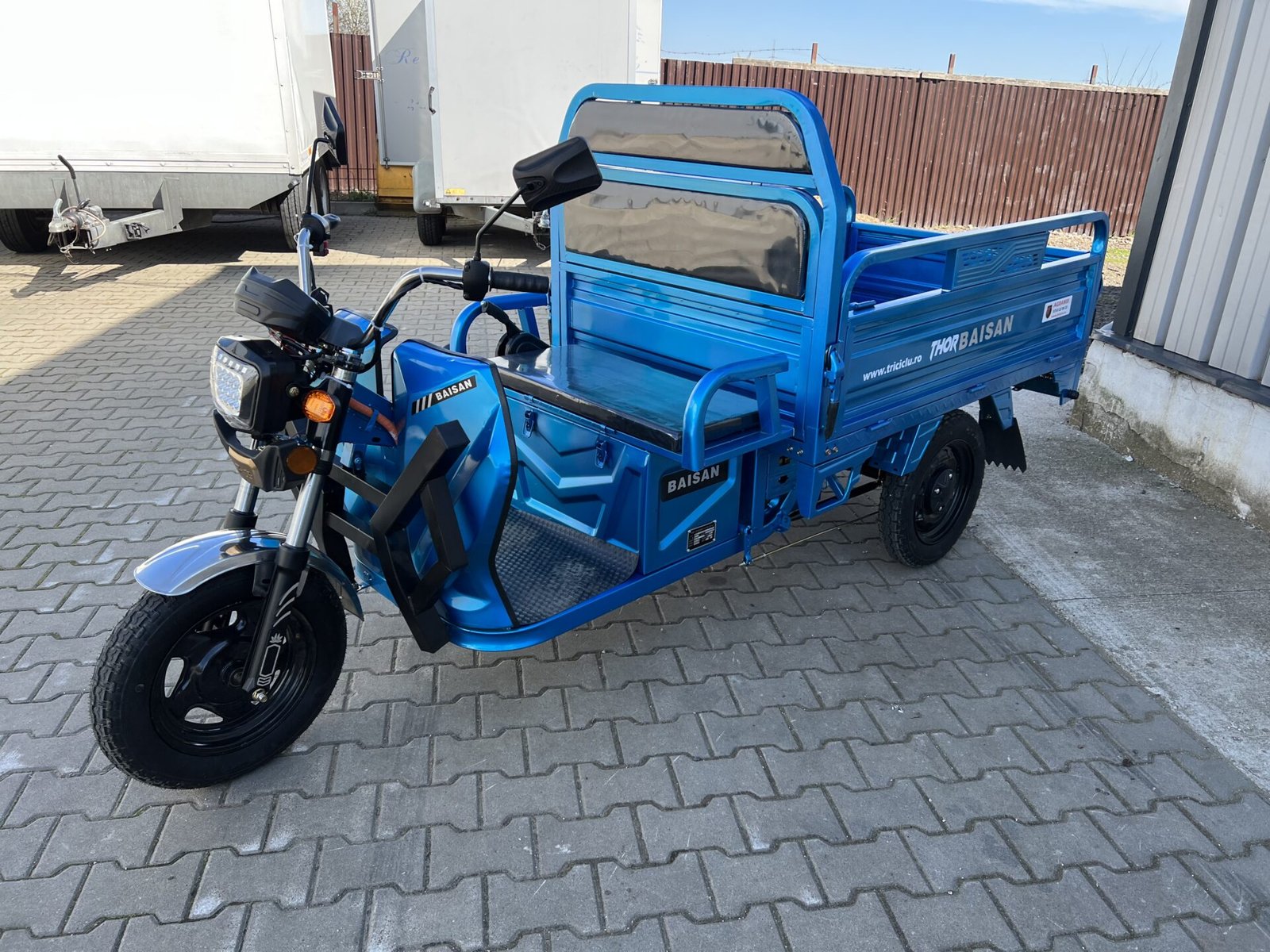 Triciclu electric 1800W Thor BAISAN fara permis 60V32Ah 25km/h TRANSPORT GRATUIT - imagine 15