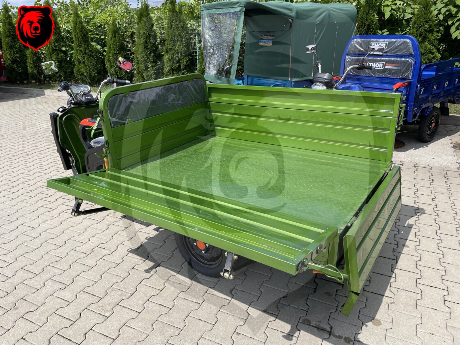 Triciclu electric 1000W Thor WORKER fara permis 60V32Ah 25km/h TRANSPORT GRATUIT - imagine 6