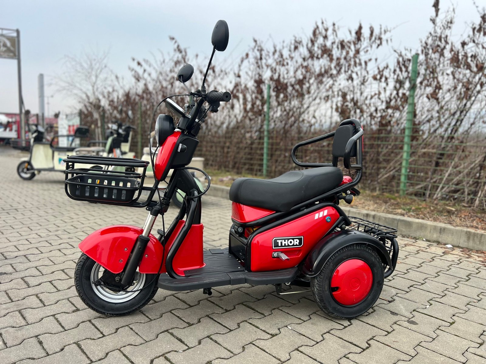 Triciclu electric 600W Thor TRIXY fara permis 48V20Ah 25km/h TRANSPORT GRATUIT - imagine 17