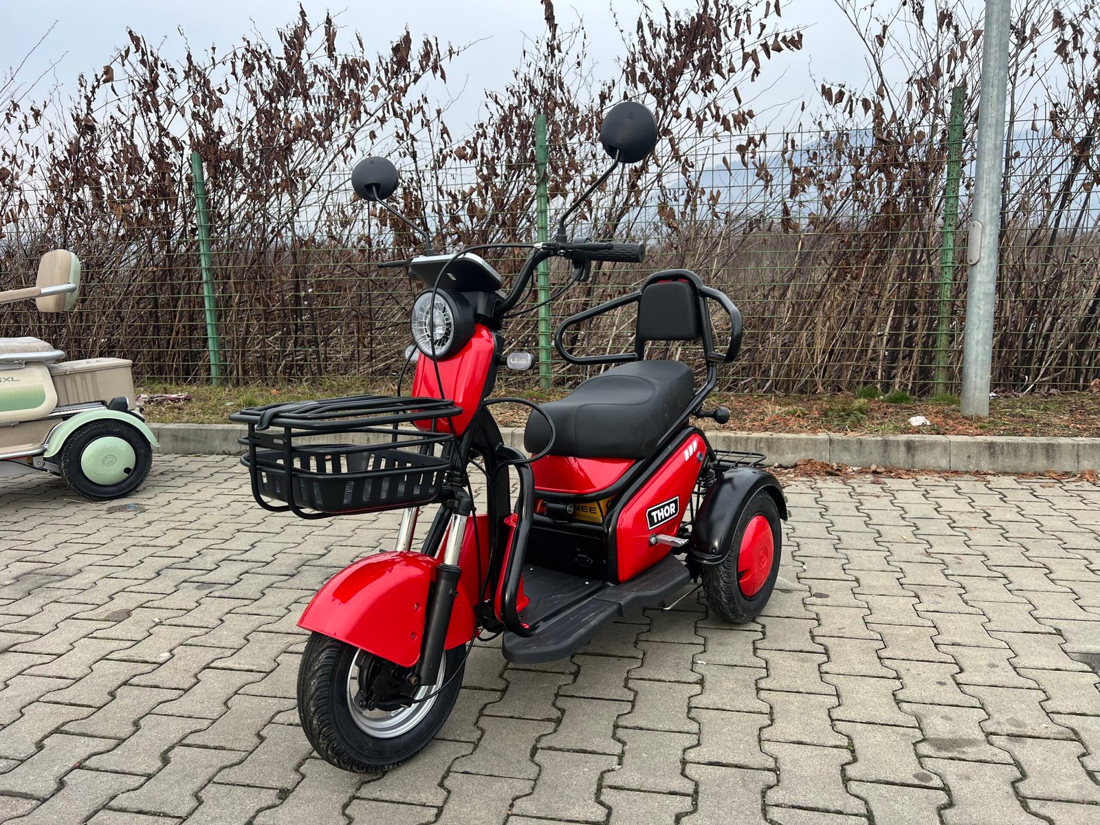 Triciclu electric 600W Thor TRIXY fara permis 48V20Ah 25km/h TRANSPORT GRATUIT - imagine 18