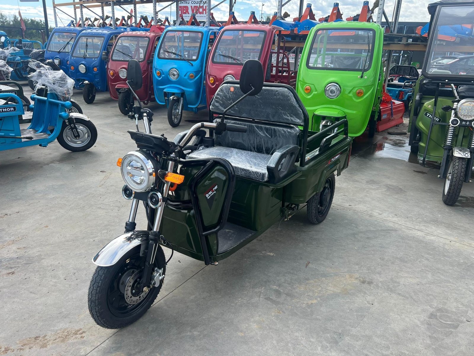 Triciclu electric 1600W Breckner MODEL-E fara permis 60V20Ah 25km/h TRANSPORT GRATUIT - imagine 14