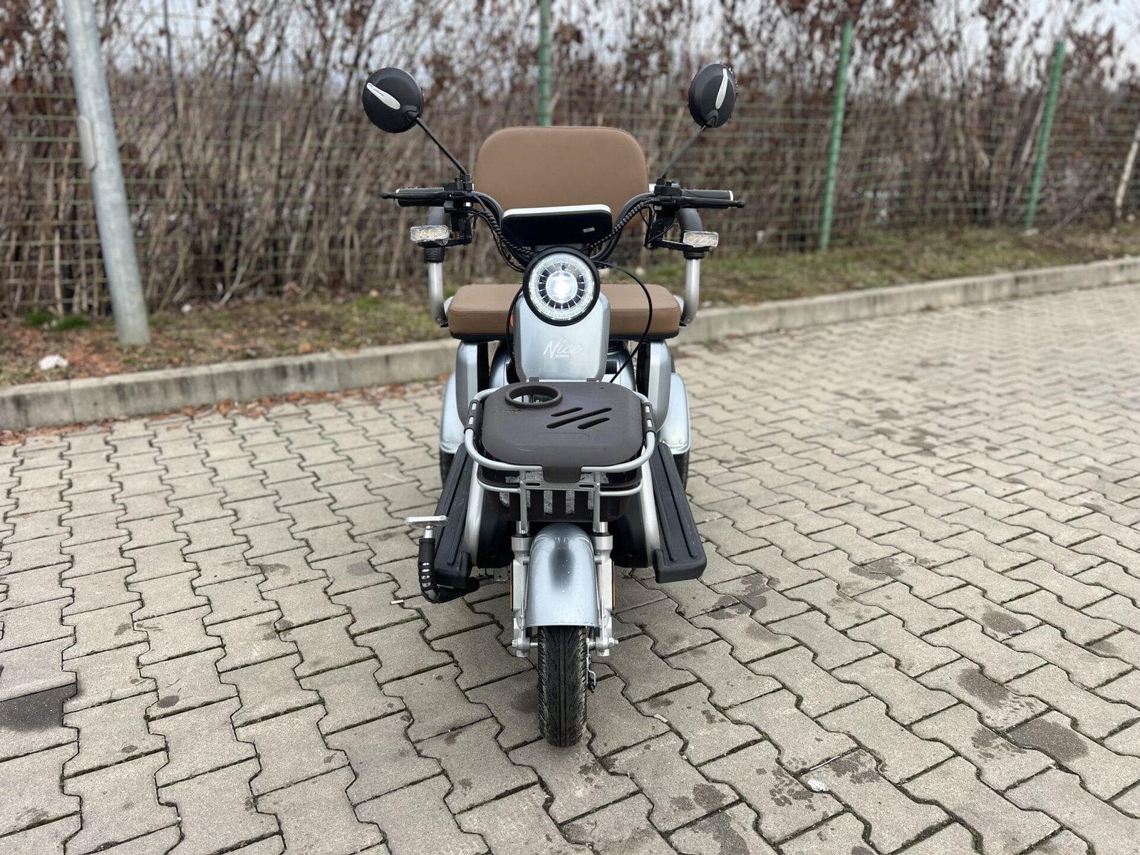 Triciclu electric 650W Thor SUPER XL gri fara permis 48V20Ah 25km/h TRANSPORT GRATUIT - imagine 18