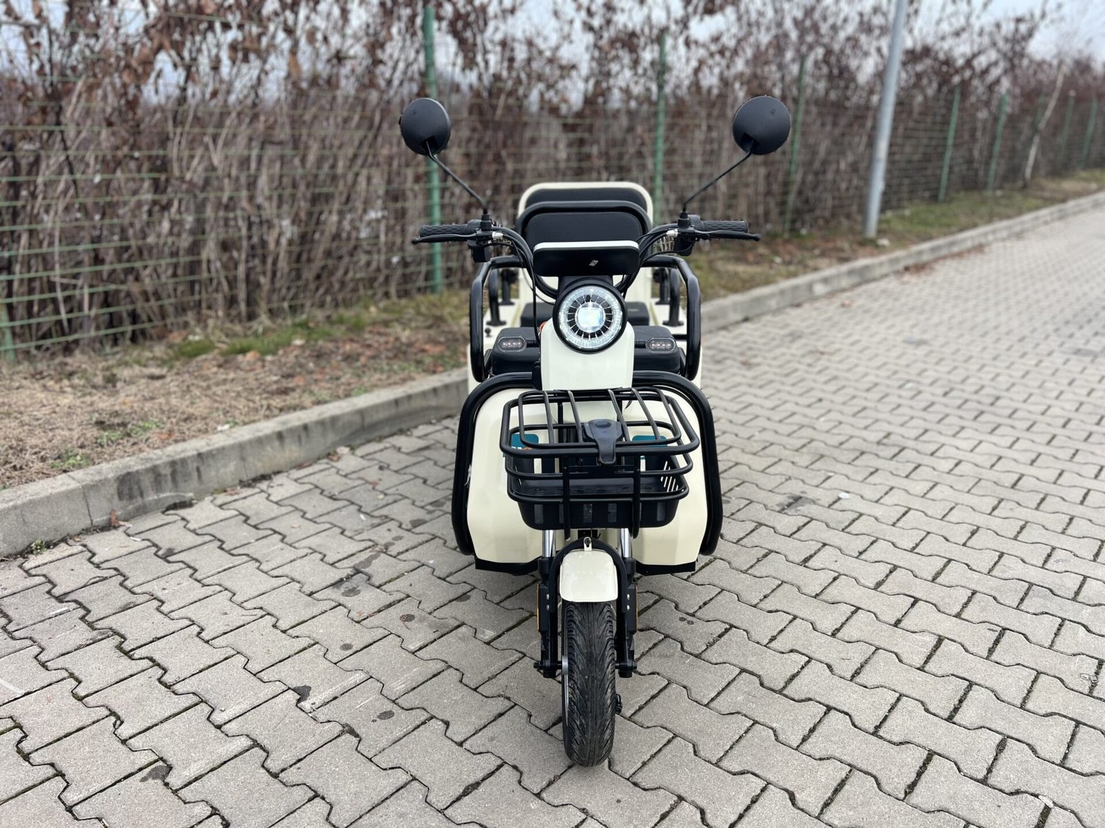 Triciclu electric 600W Thor SX LONG alb fara permis 48V20Ah 25km/h TRANSPORT GRATUIT - imagine 18