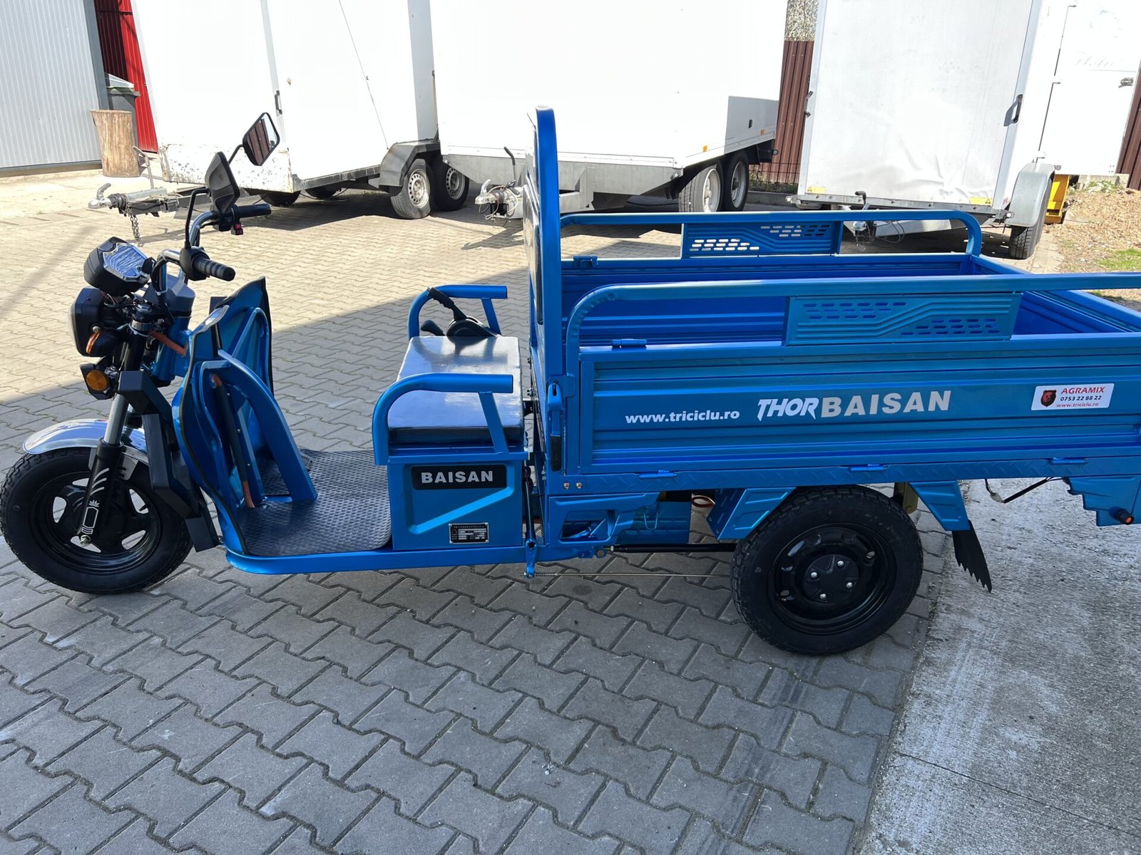 Triciclu electric 1800W Thor BAISAN fara permis 60V32Ah 25km/h TRANSPORT GRATUIT - imagine 18