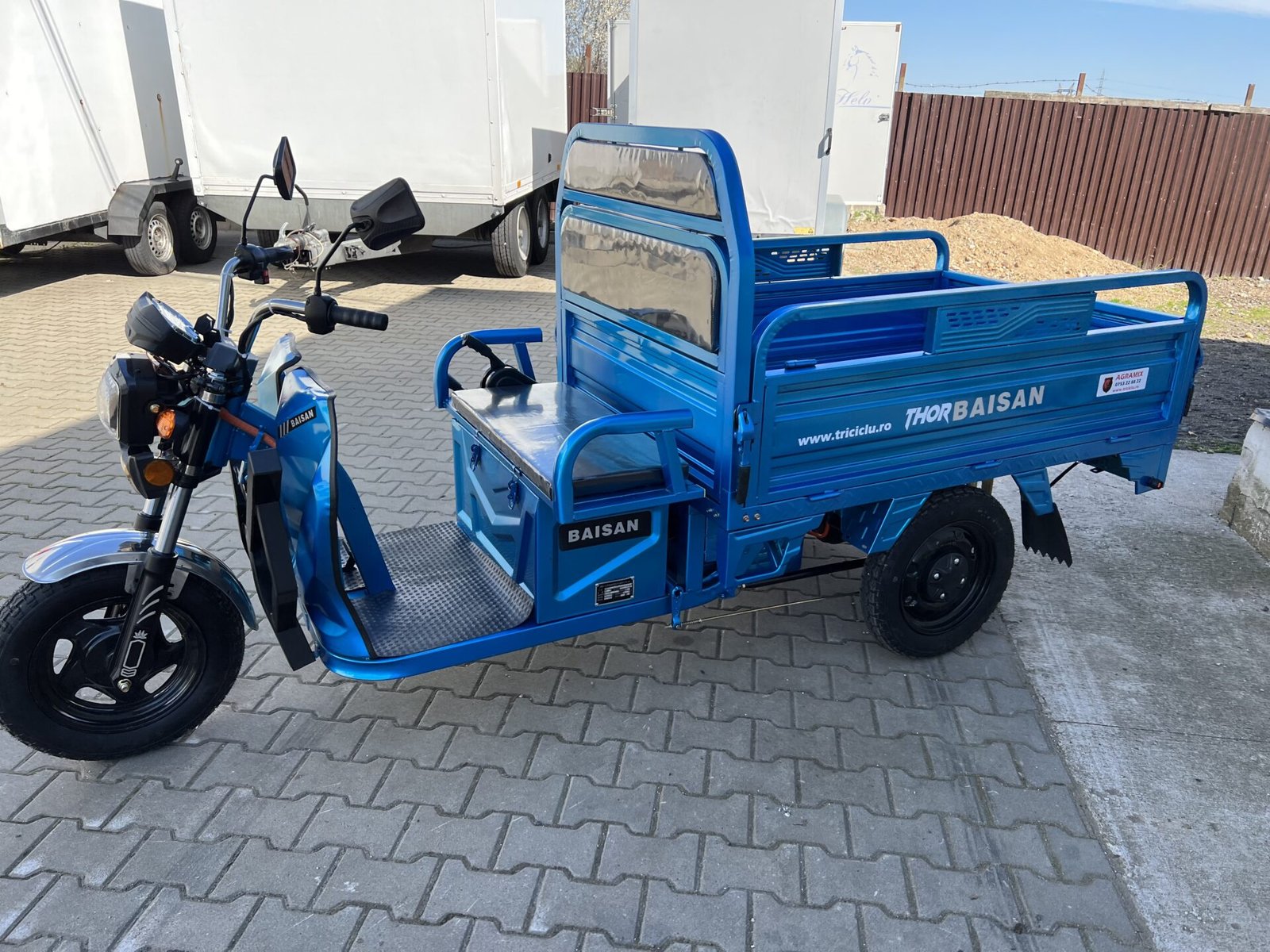 Triciclu electric 1800W Thor BAISAN fara permis 60V32Ah 25km/h TRANSPORT GRATUIT - imagine 19