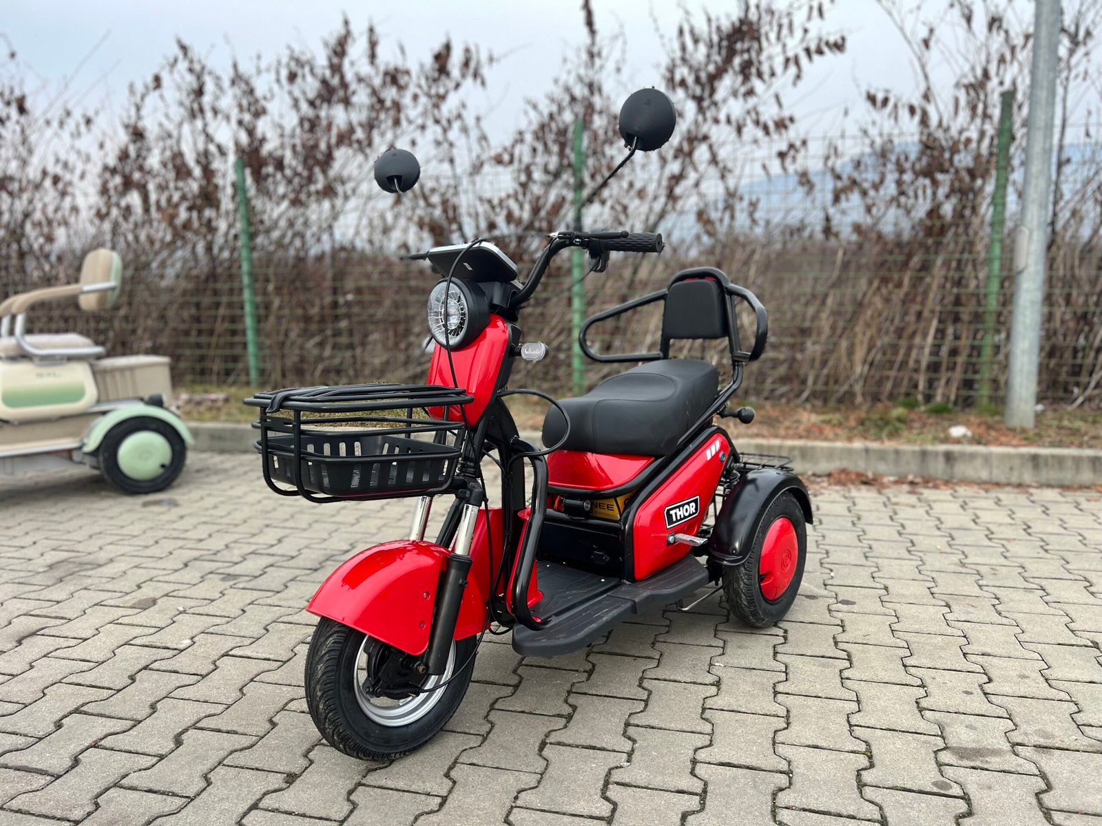 Triciclu electric 600W Thor TRIXY fara permis 48V20Ah 25km/h TRANSPORT GRATUIT - imagine 19