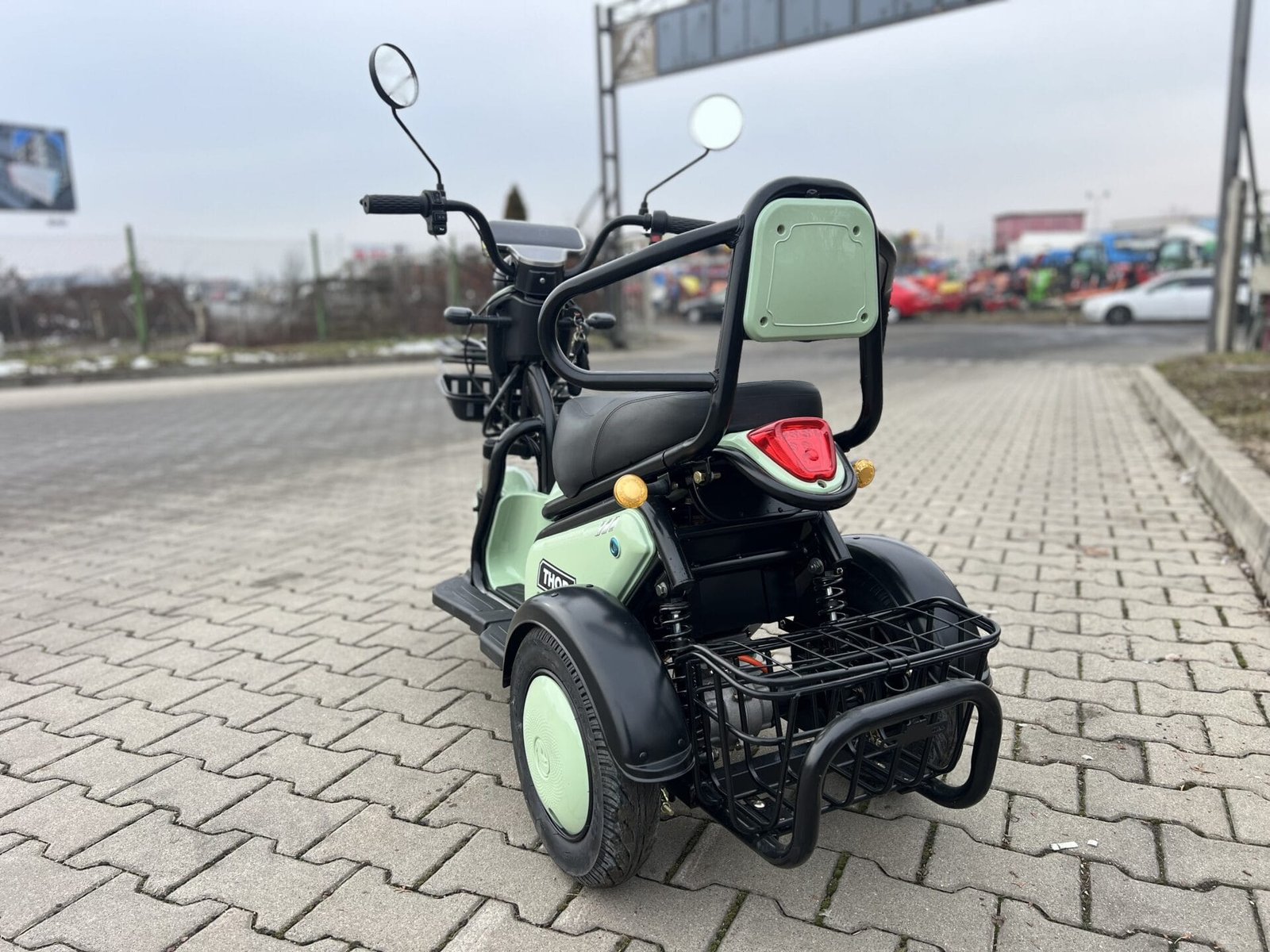 Triciclu electric 600W Thor TRIXY fara permis 48V20Ah 25km/h TRANSPORT GRATUIT - imagine 20