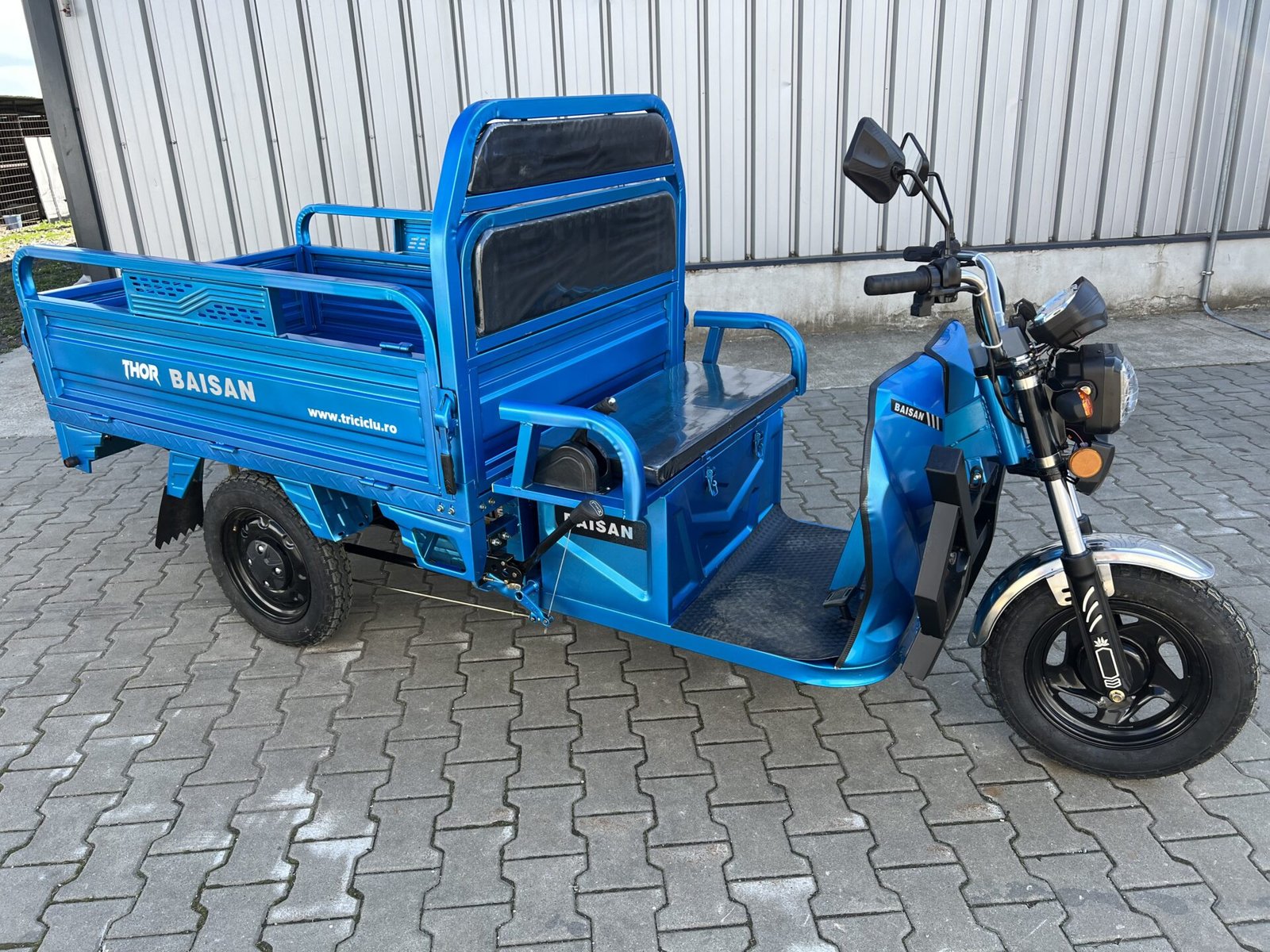Triciclu electric 1800W Thor BAISAN fara permis 60V32Ah 25km/h TRANSPORT GRATUIT - imagine 21