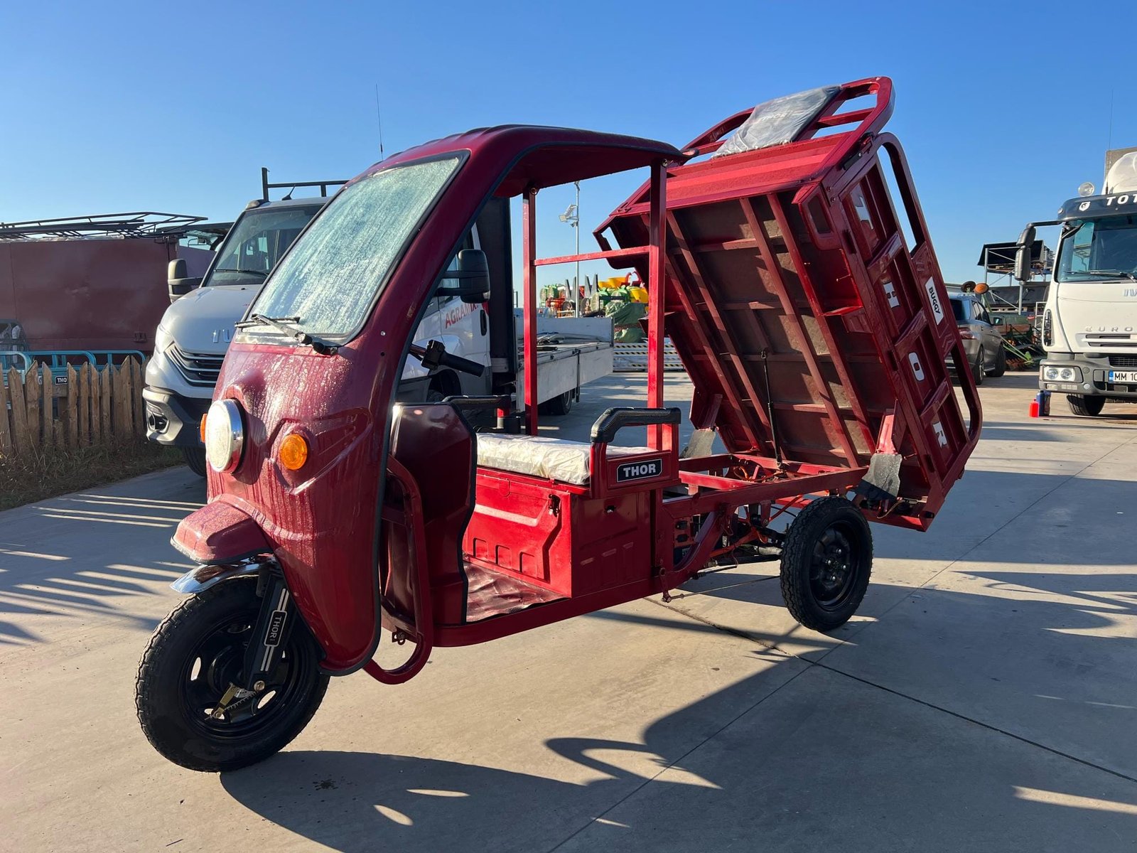 Triciclu electric 1000W Thor BUGGY fara permis 48V32Ah 25km/h TRANSPORT GRATUIT - imagine 18