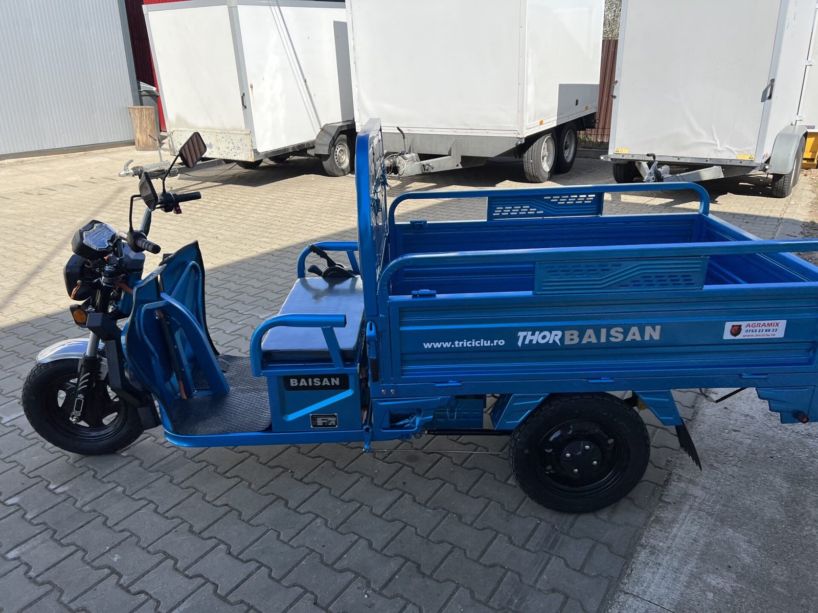 Triciclu electric 1800W Thor BAISAN fara permis 60V32Ah 25km/h TRANSPORT GRATUIT - imagine 22