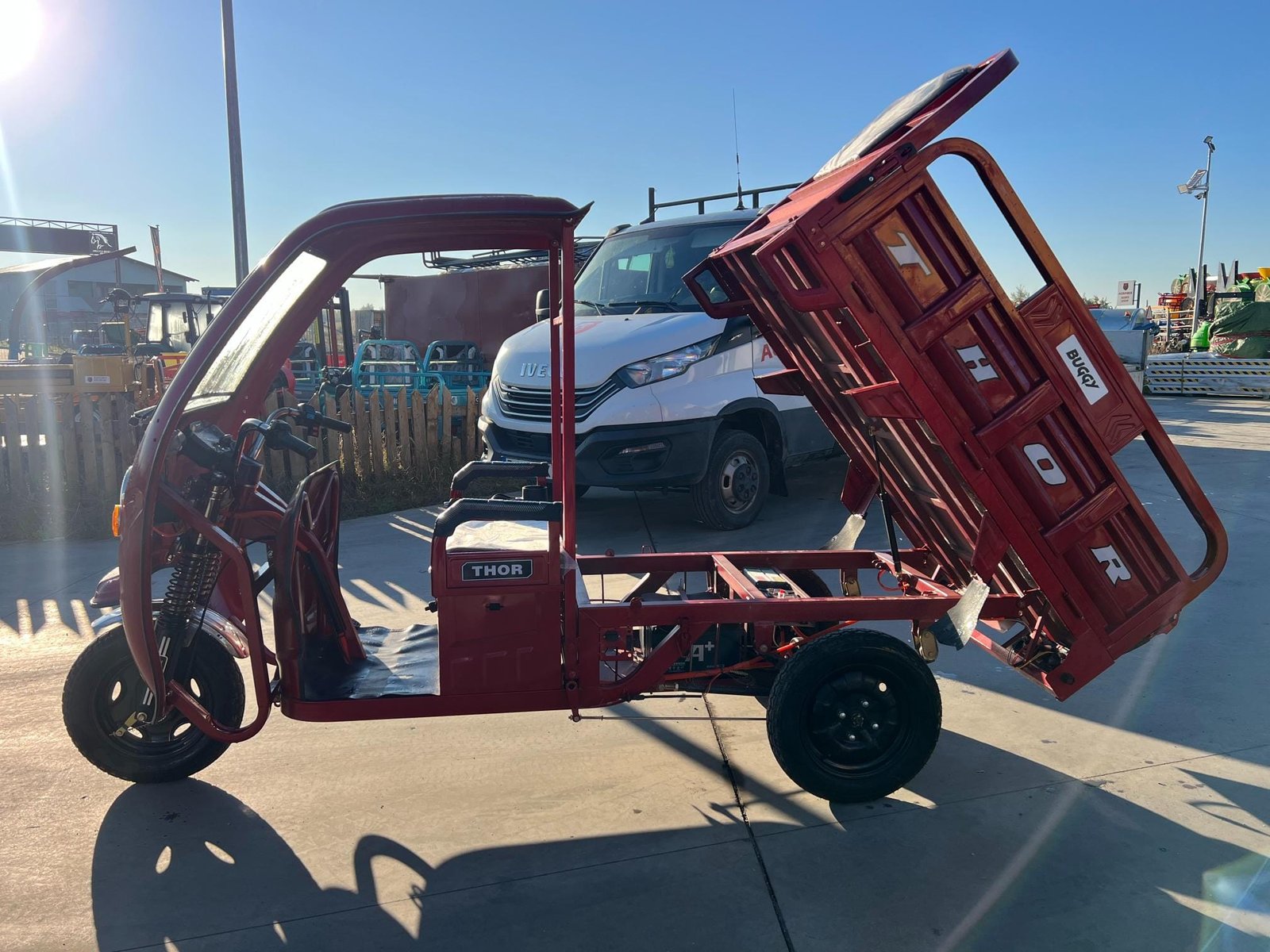 Triciclu electric 1000W Thor BUGGY fara permis 48V32Ah 25km/h TRANSPORT GRATUIT - imagine 19