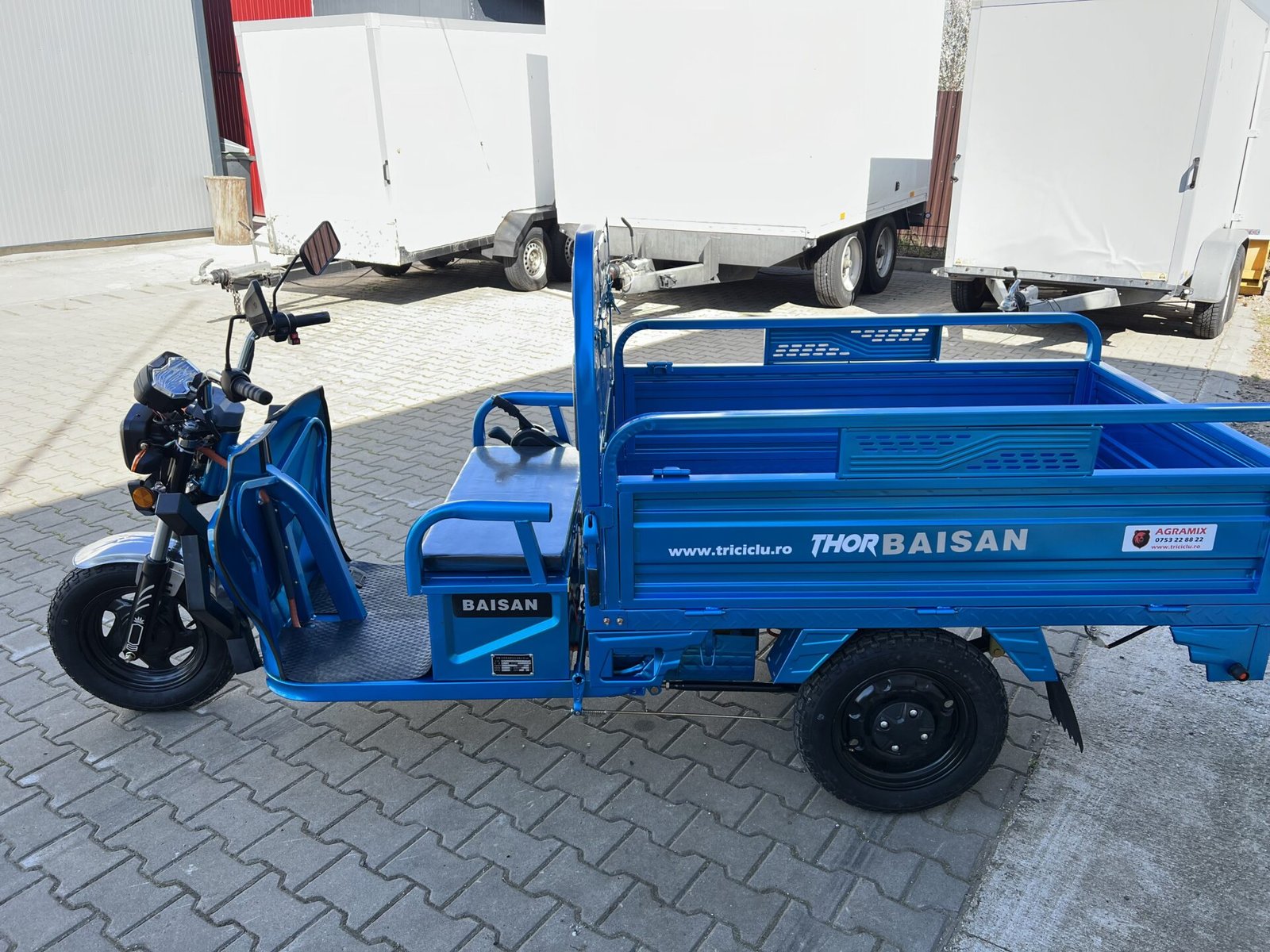 Triciclu electric 1800W Thor BAISAN fara permis 60V32Ah 25km/h TRANSPORT GRATUIT - imagine 23