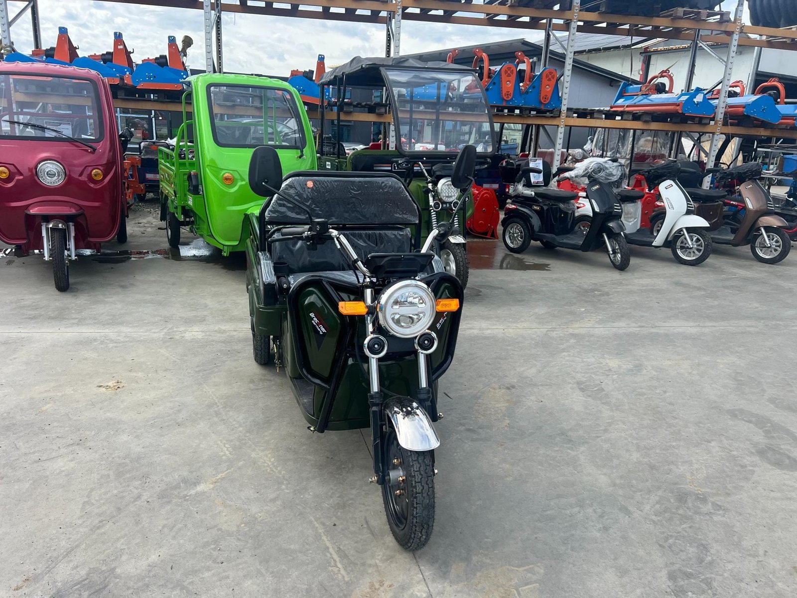 Triciclu electric 1600W Breckner MODEL-E fara permis 60V20Ah 25km/h TRANSPORT GRATUIT - imagine 15