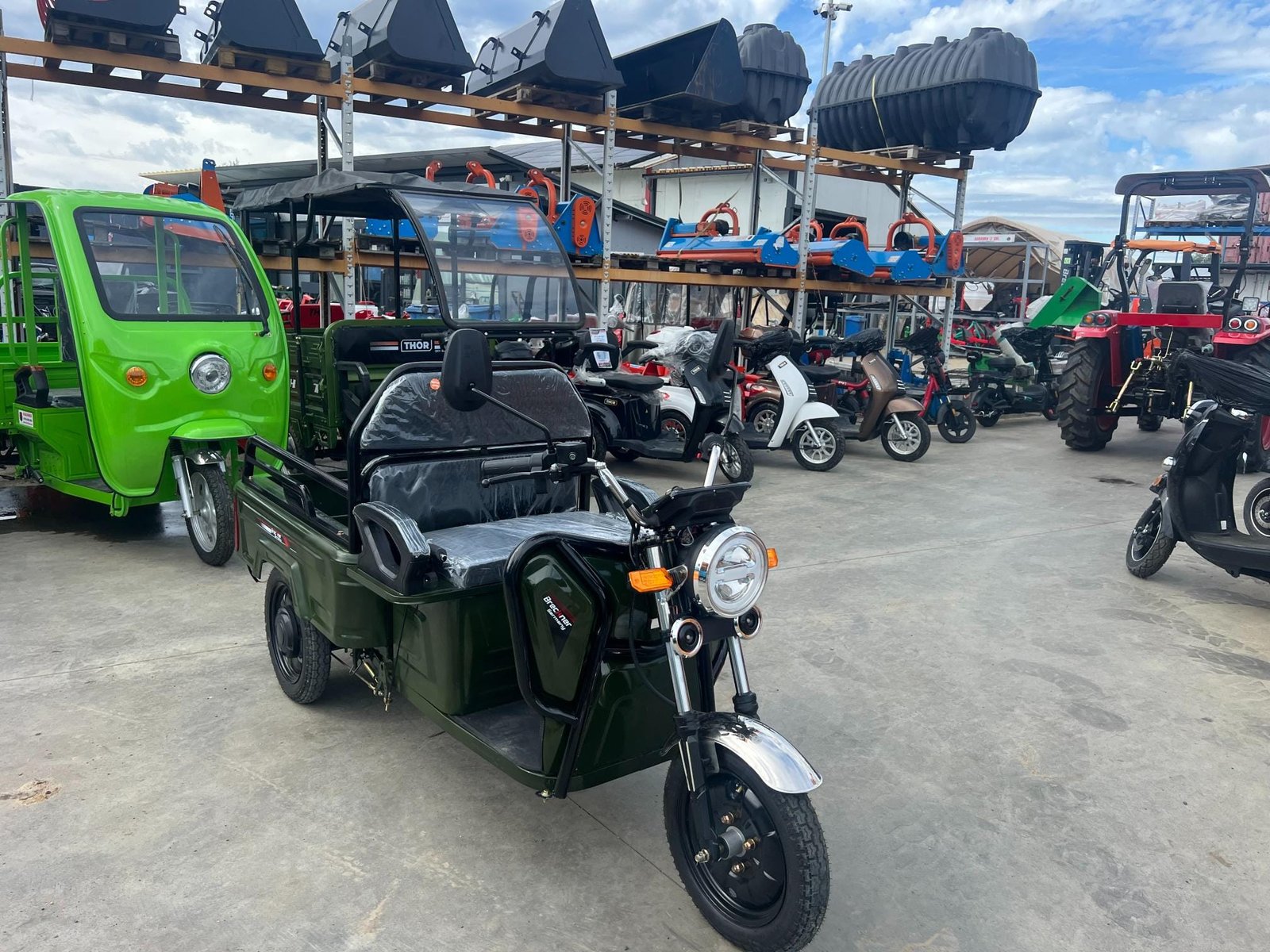 Triciclu electric 1600W Breckner MODEL-E fara permis 60V20Ah 25km/h TRANSPORT GRATUIT - imagine 16