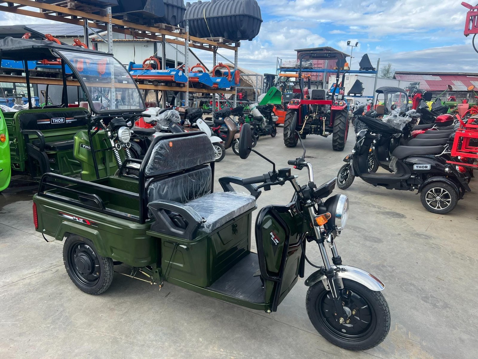 Triciclu electric 1600W Breckner MODEL-E fara permis 60V20Ah 25km/h TRANSPORT GRATUIT - imagine 17