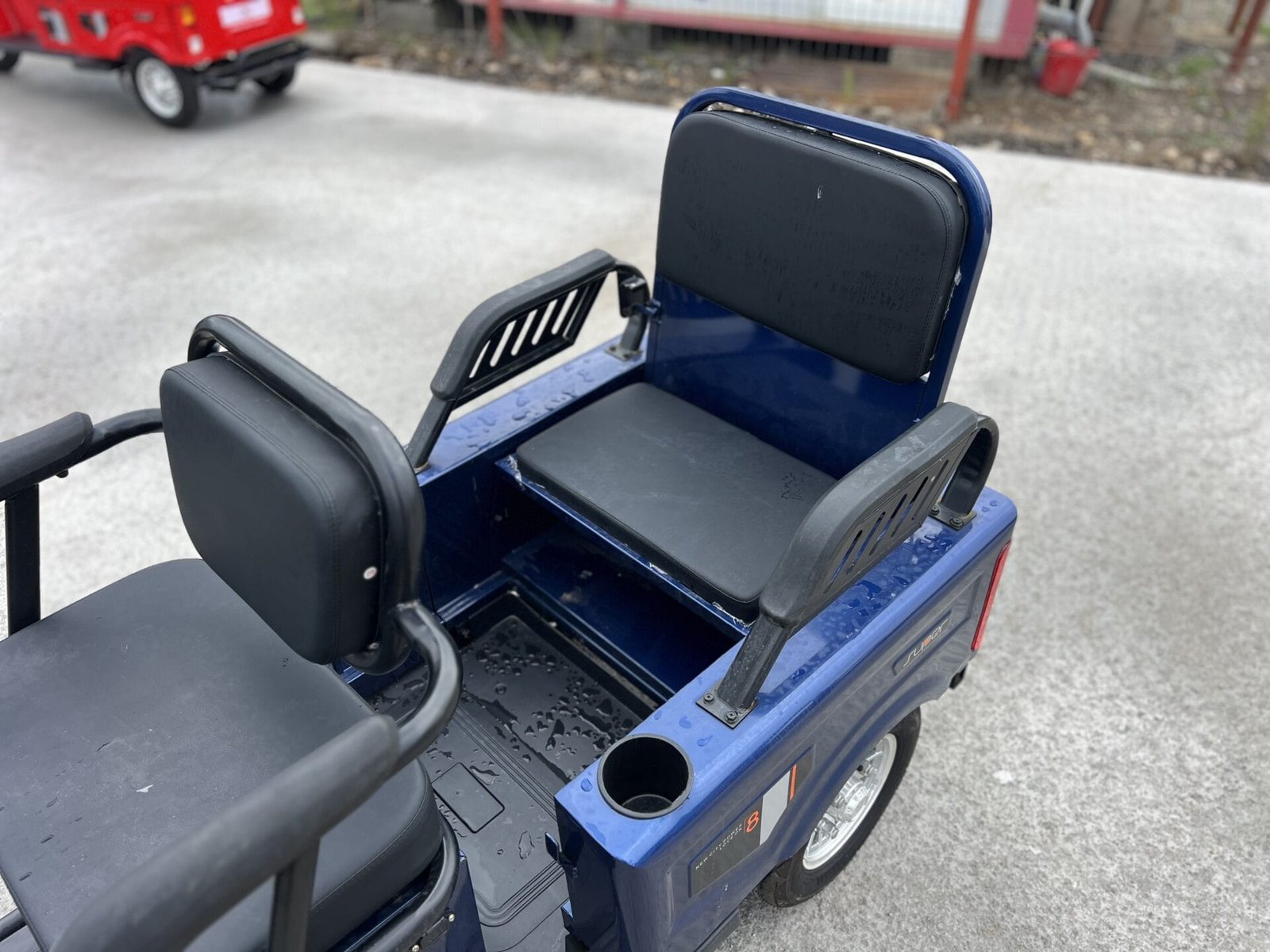 Triciclu electric 600W Thor SX LONG2 albastru fara permis 48V20Ah 25km/h TRANSPORT GRATUIT - imagine 5