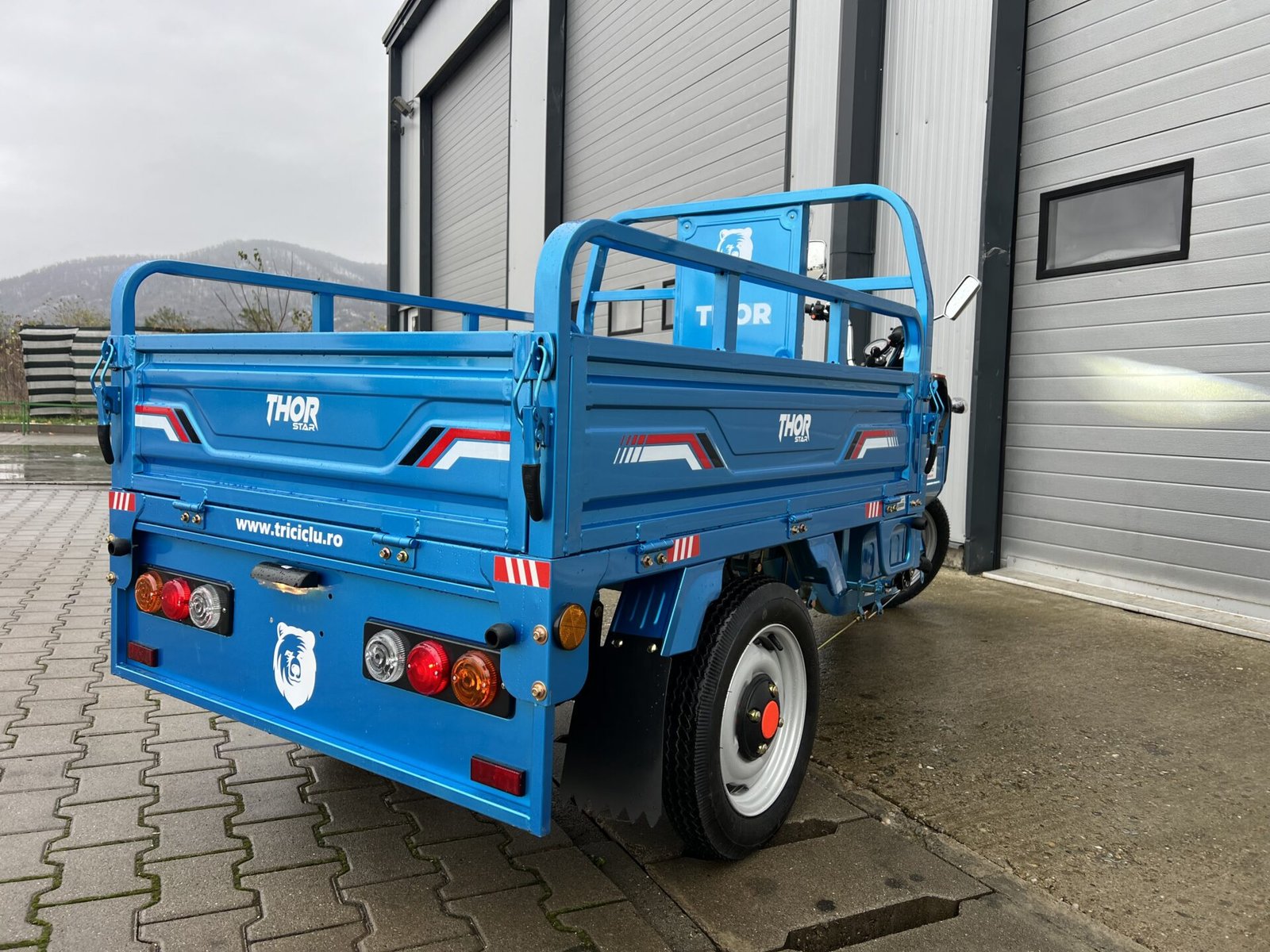 Triciclu electric 1200W Thor STAR albastru fara permis 60V45Ah 25km/h cu CIV inclus TRANSPORT GRATUIT - imagine 18
