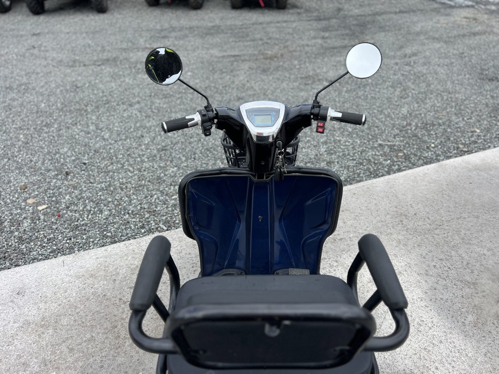 Triciclu electric 600W Thor SX LONG2 albastru fara permis 48V20Ah 25km/h TRANSPORT GRATUIT - imagine 6