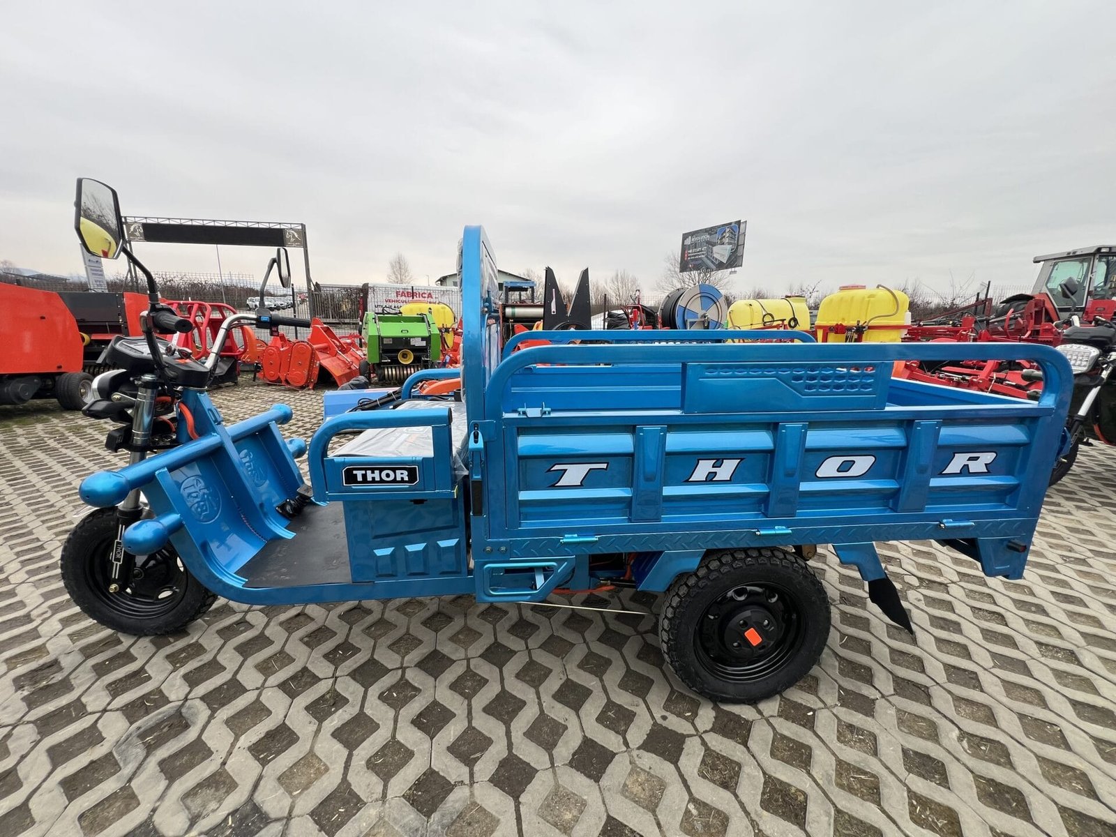 Triciclu electric 1000W Thor CITY ECO2 albastru fara permis 60V20Ah 25km/h TRANSPORT GRATUIT - imagine 23
